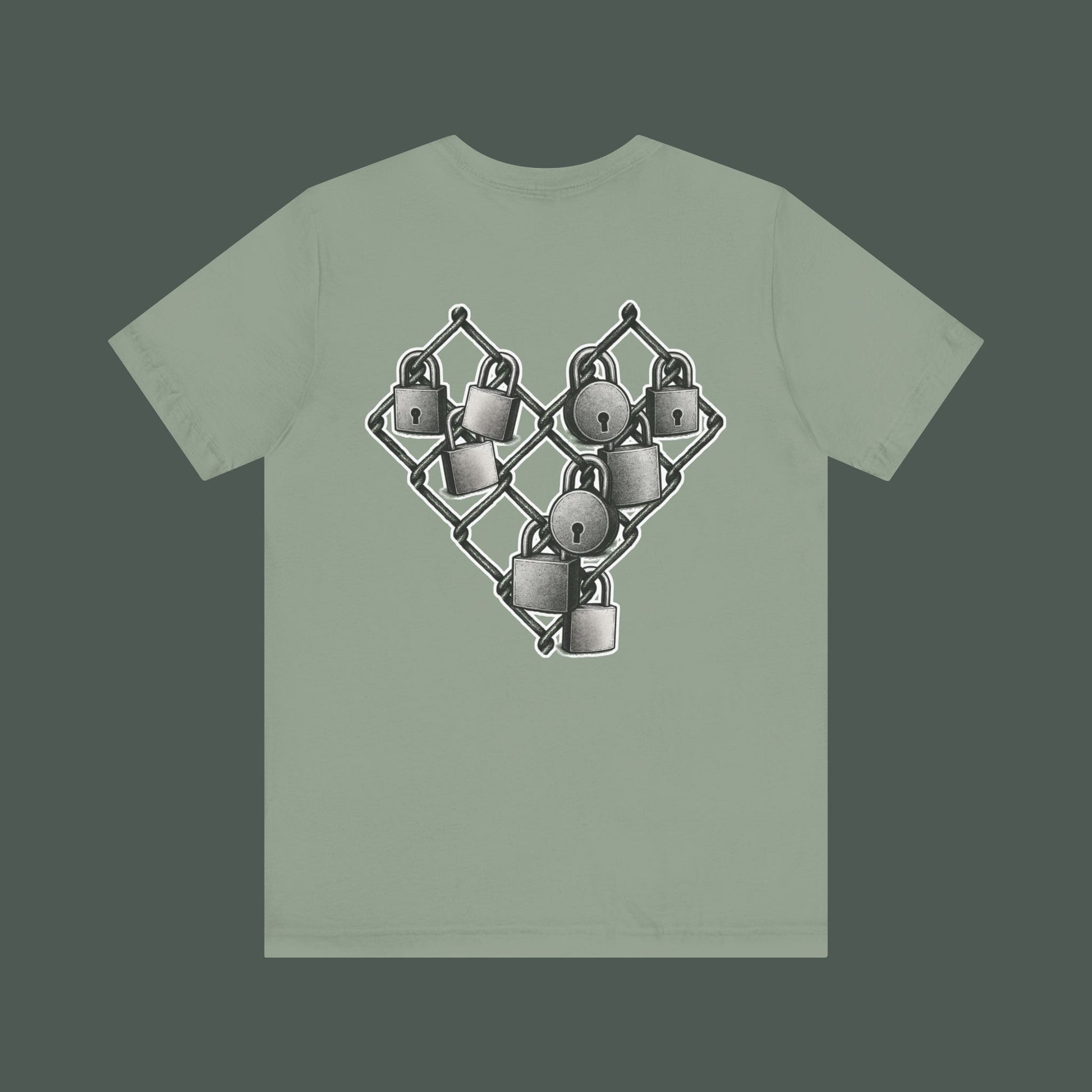 Trendy Minimalist Heart Tee - Unisex Jersey Short Sleeve T-Shirt