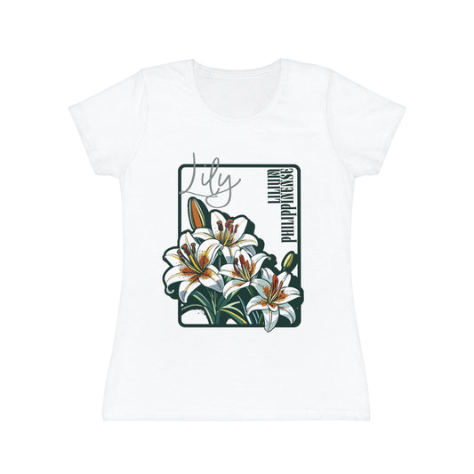 Floral Women's Iconic T-Shirt - Lily Design