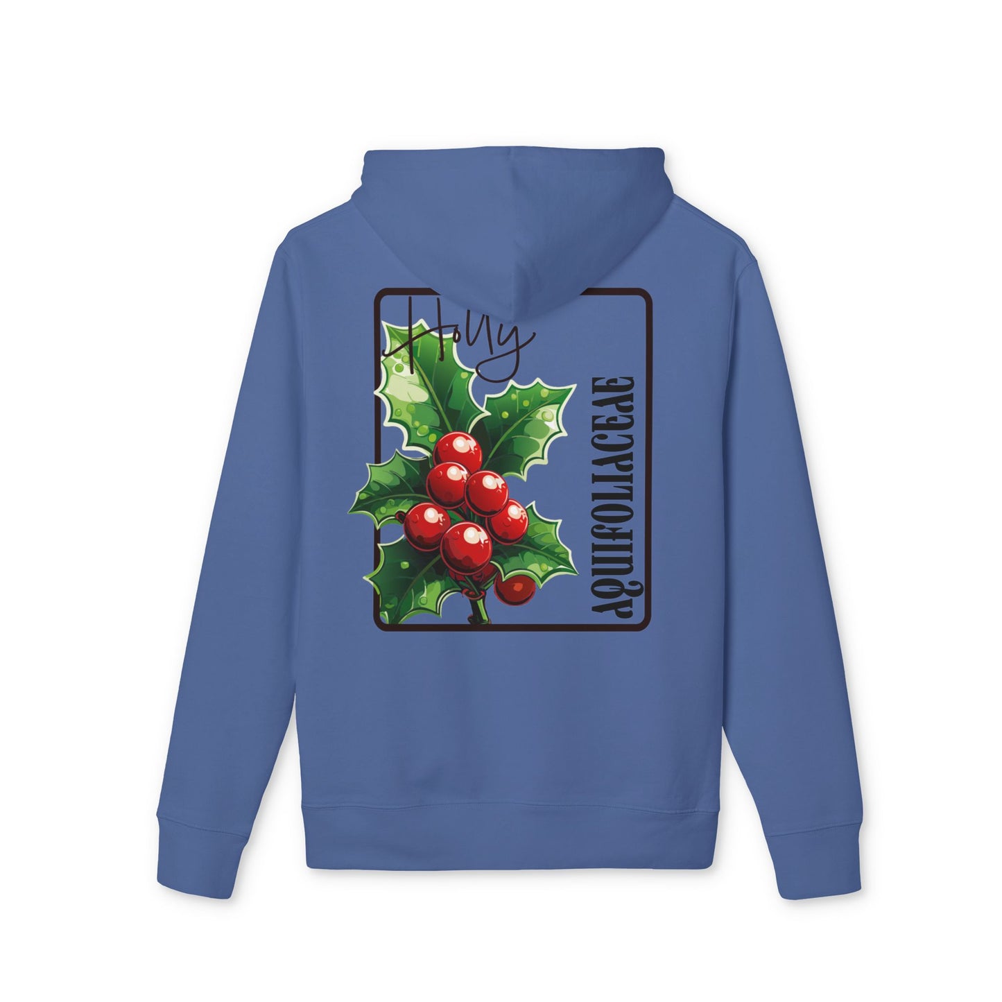 Holiday Holly Hooded Sweatshirt - Unisex Christmas Apparel