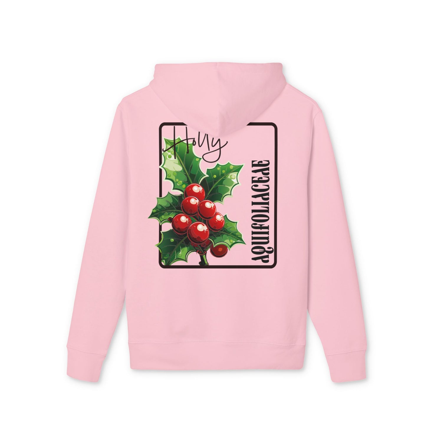 Holiday Holly Hooded Sweatshirt - Unisex Christmas Apparel
