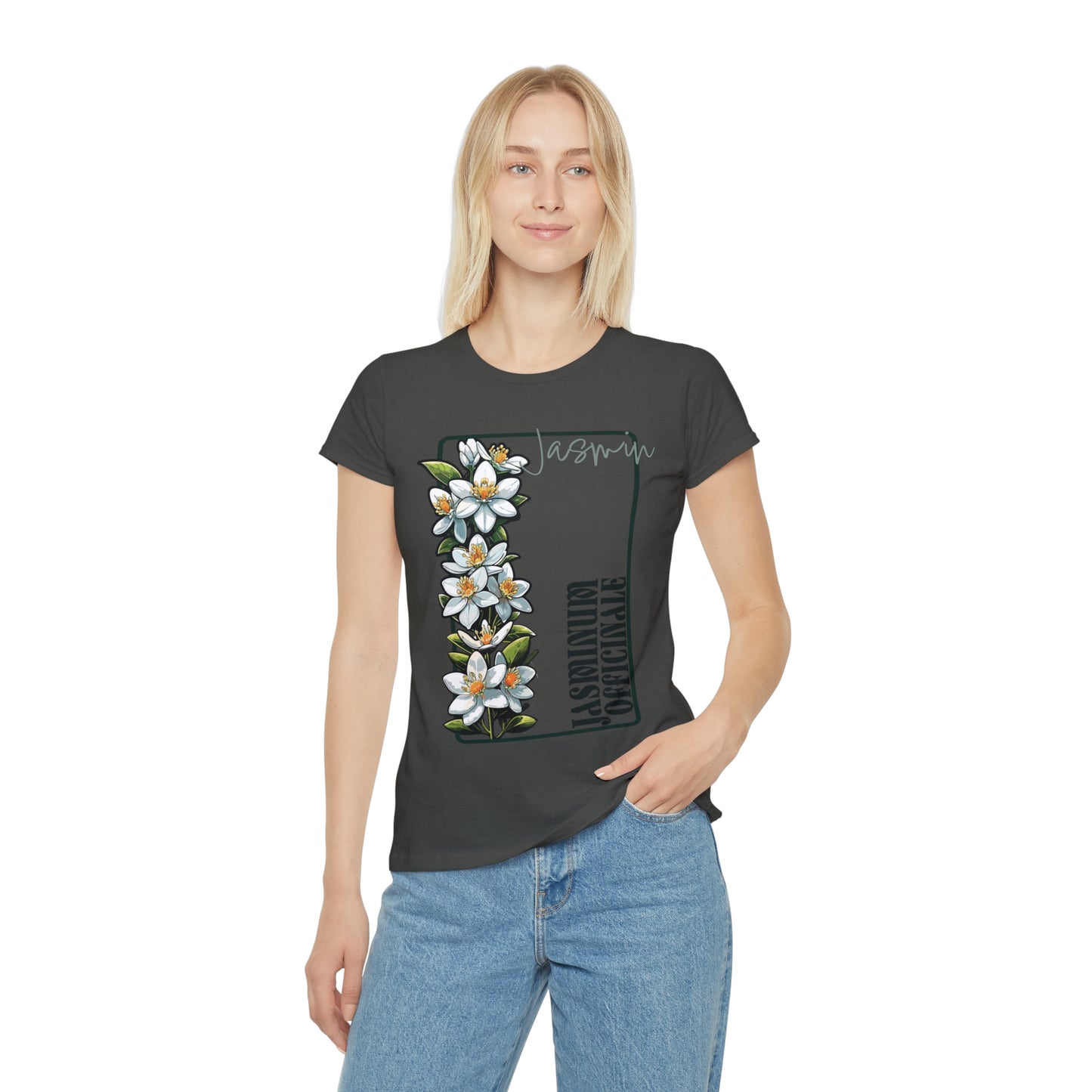 Floral Women's Iconic T-Shirt - Elegant Floral Design for Everyday Wear