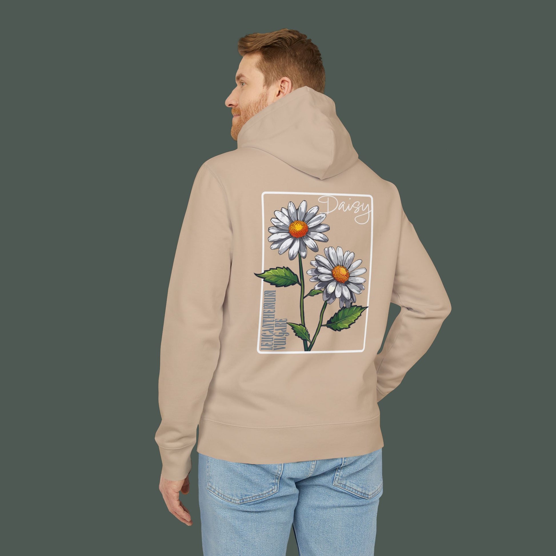 Daisy Embroidered Unisex Hoodie