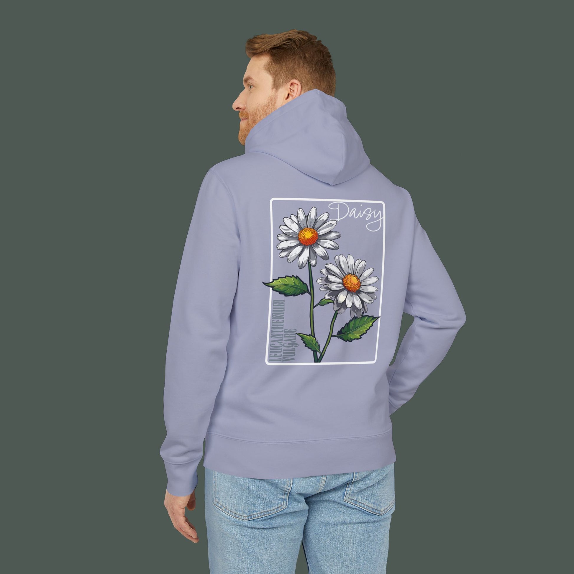Daisy Embroidered Unisex Hoodie
