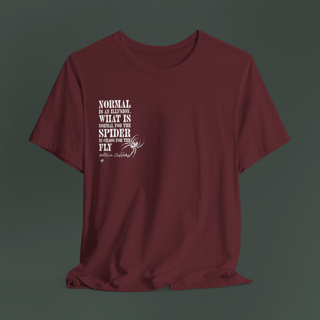 Spider Graphic Tee, Unique Unisex Shirt, Quirky Gift for Nature Lovers, Birthday and Halloween Apparel, Cool Casual Wear