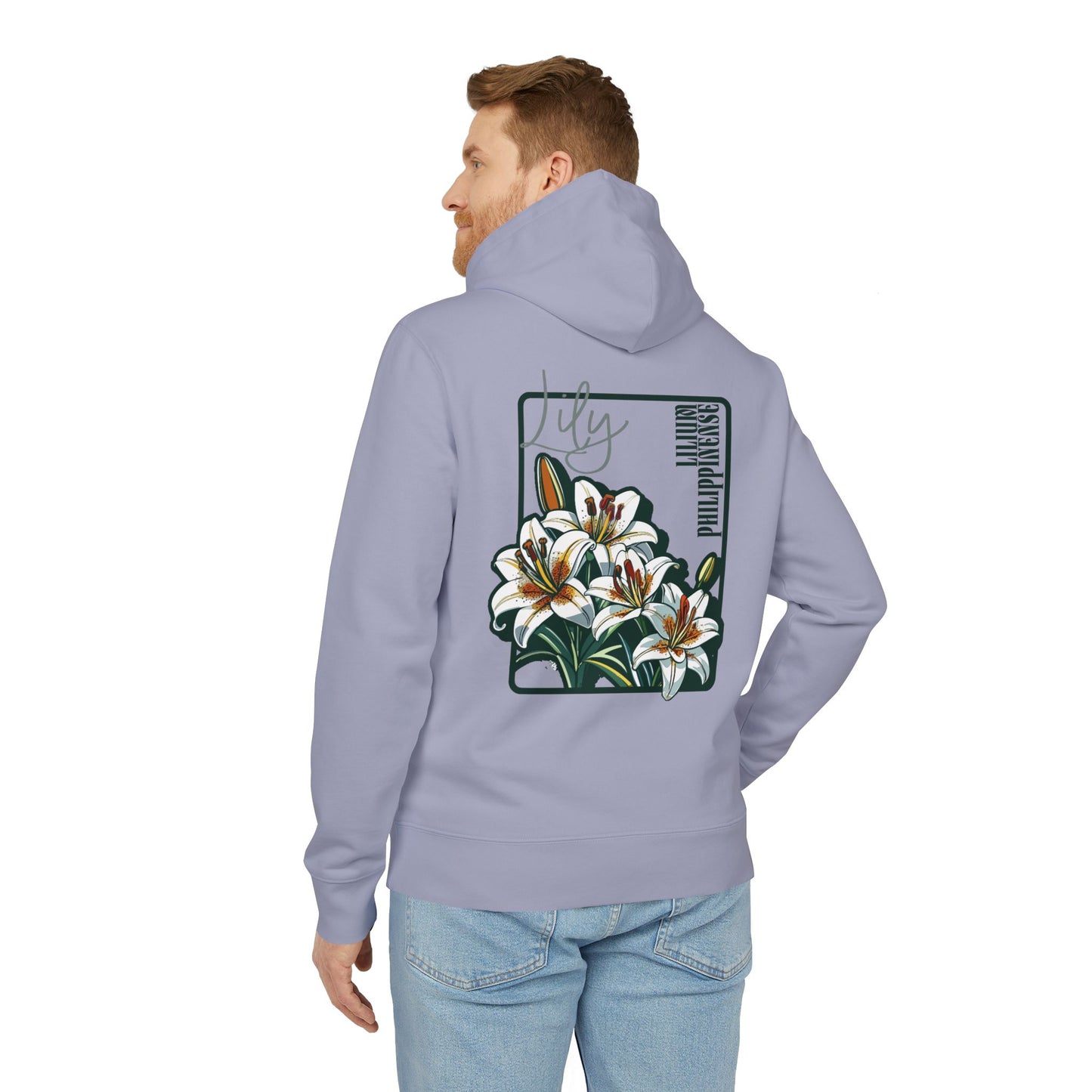 Floral Unisex Hoodie - Striking Lily Design for Nature Lovers "Lily"