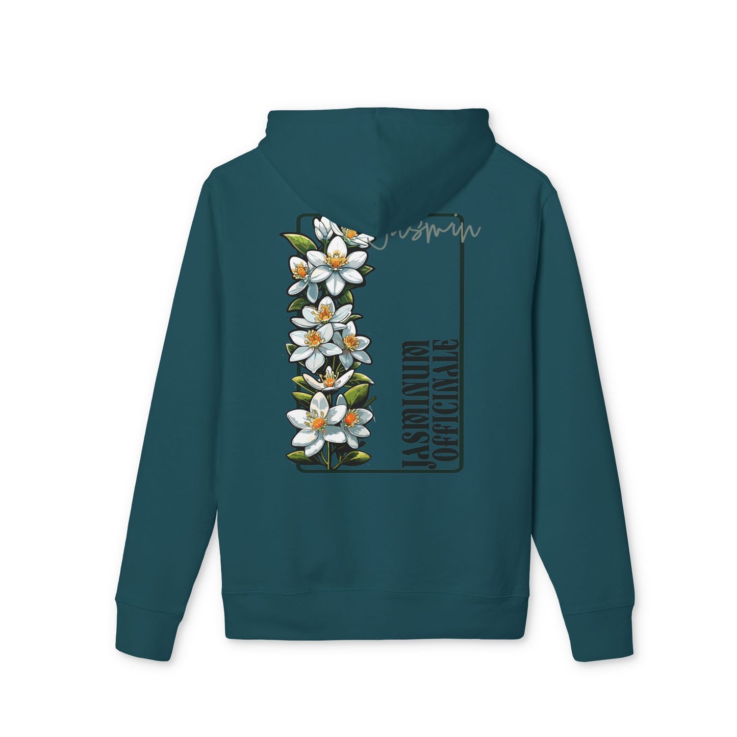 Floral Embroidered Unisex Hoodie - Stylish Comfort for Every Occasion "Jasmin"