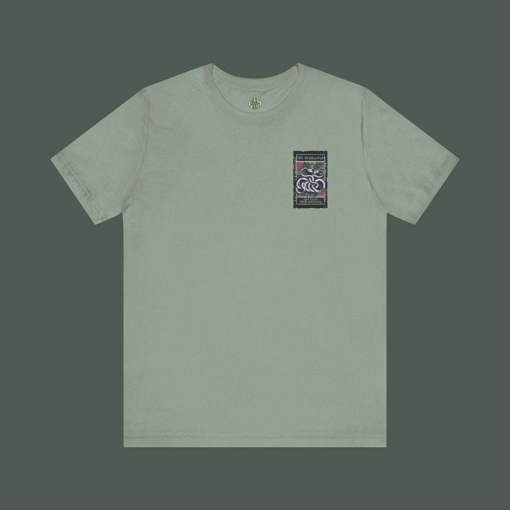 Unisex Graphic Tee, Artistic Snake Print T-Shirt, Cool Gift for Trendsetters, Casual Wear, Unique Fashion Style, Summer Essential