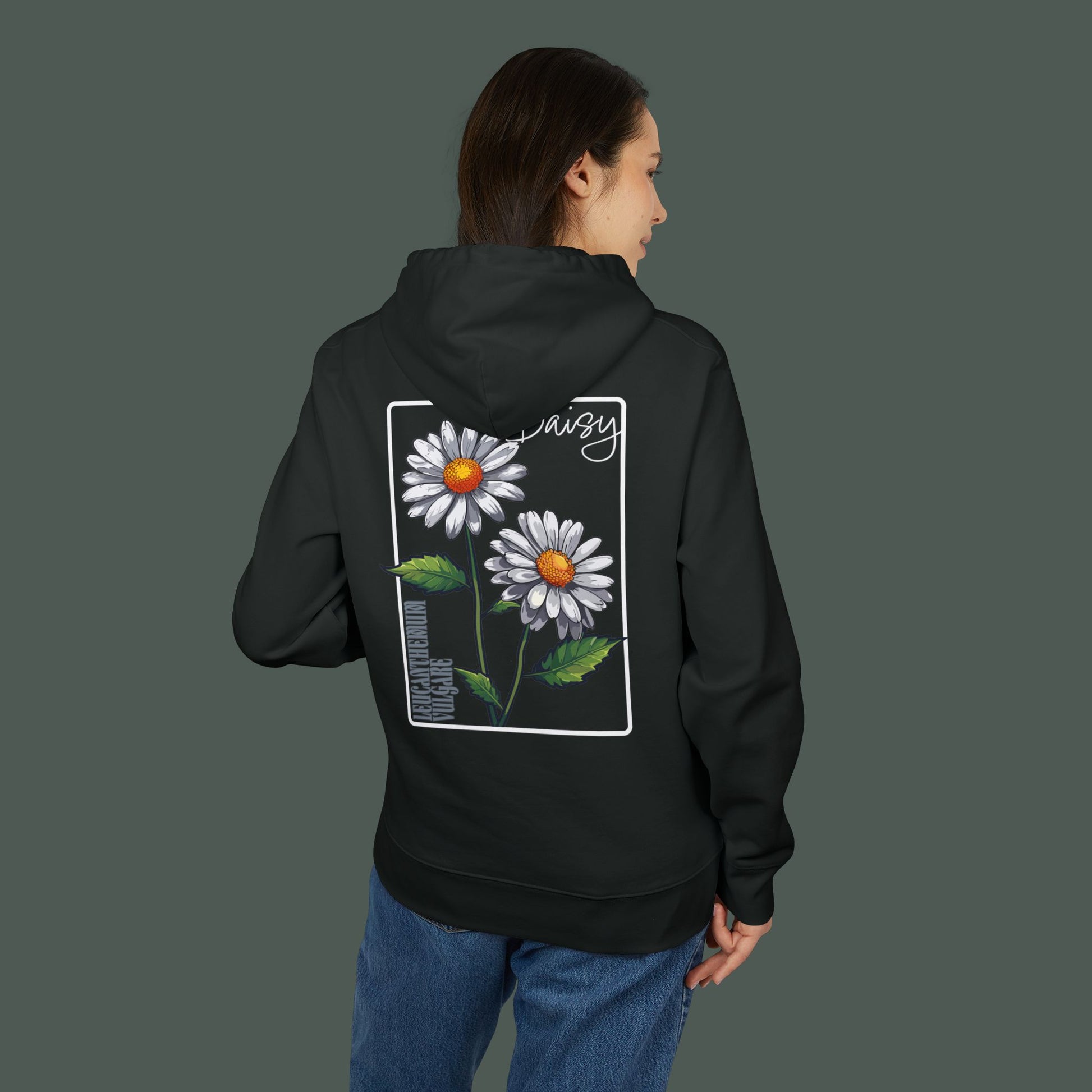Daisy Embroidered Unisex Hoodie