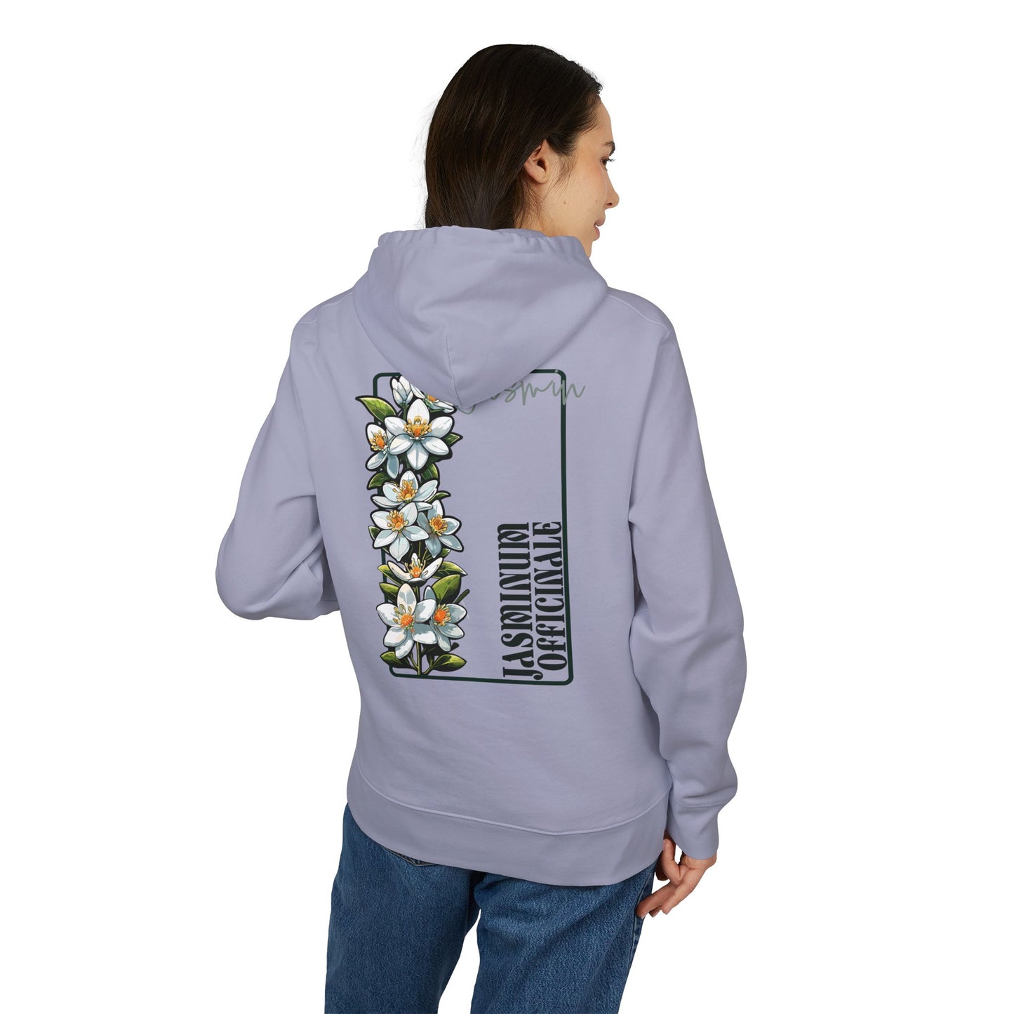 Floral Embroidered Unisex Hoodie - Stylish Comfort for Every Occasion "Jasmin"