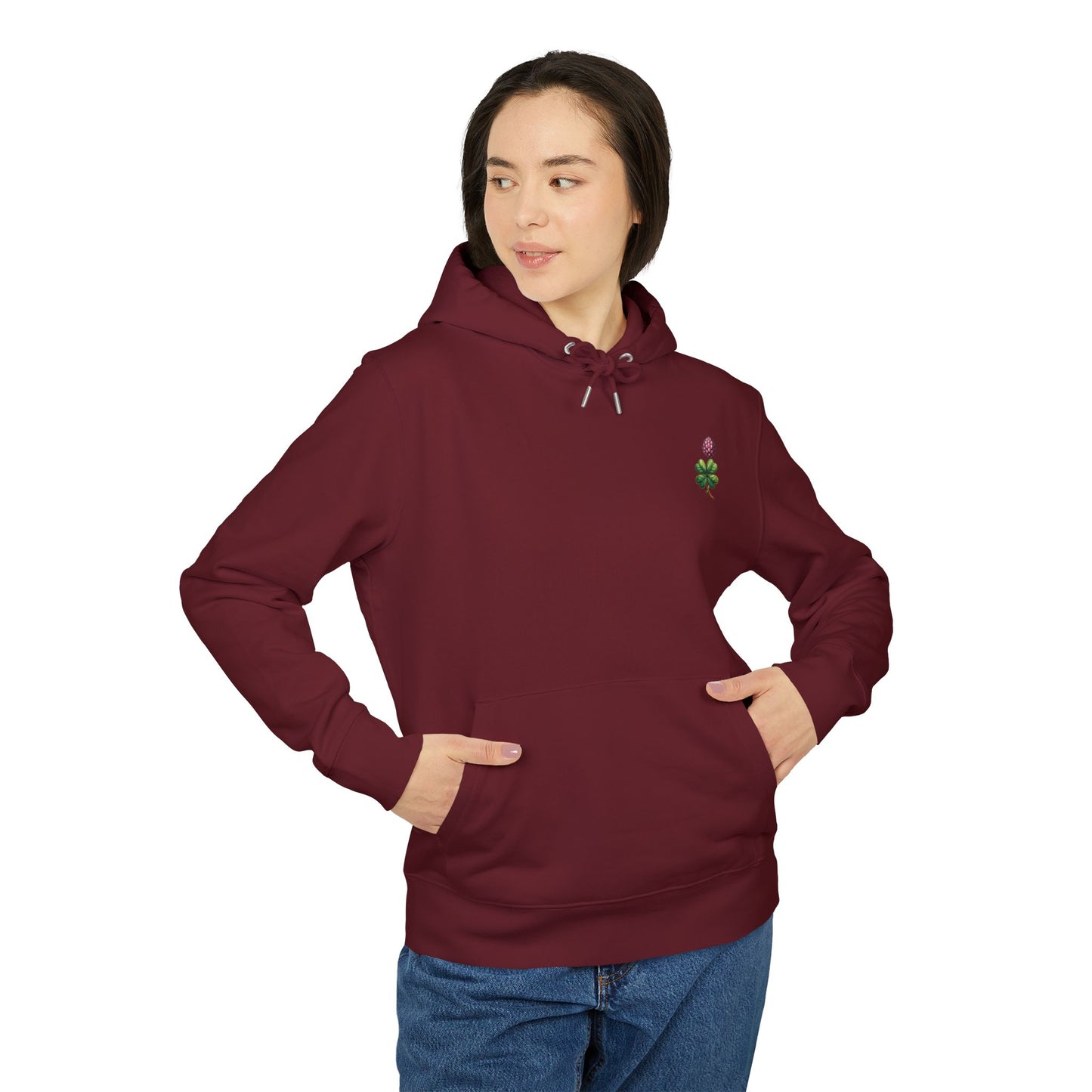 Floral Clover Design Hoodie for Nature Lovers "Clover"