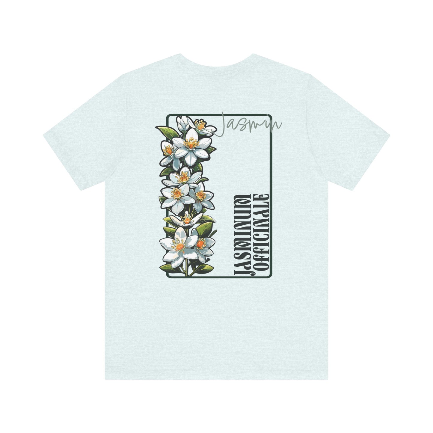 Floral Unisex Jersey Tee - 'La Spirituellement Officielle' Design