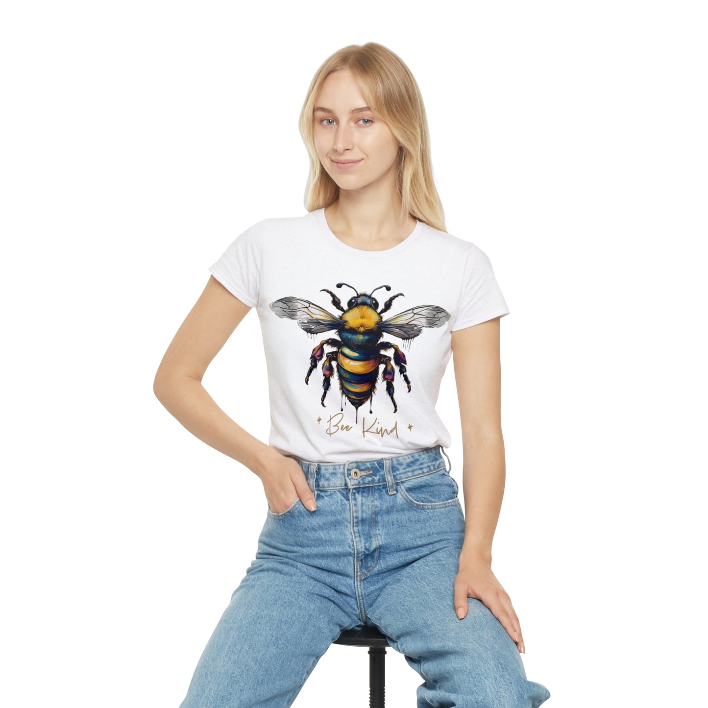 Bee Kind Iconic Women's T-Shirt - Positive Vibe Casual Tee
