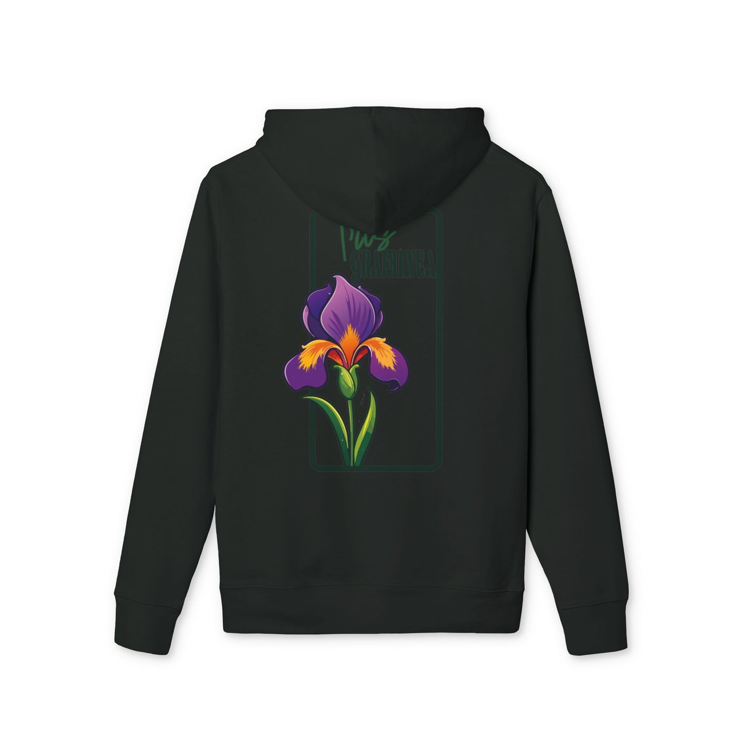 Floral Graphic Unisex Hoodie - Perfect for Spring Celebrations "Iris"