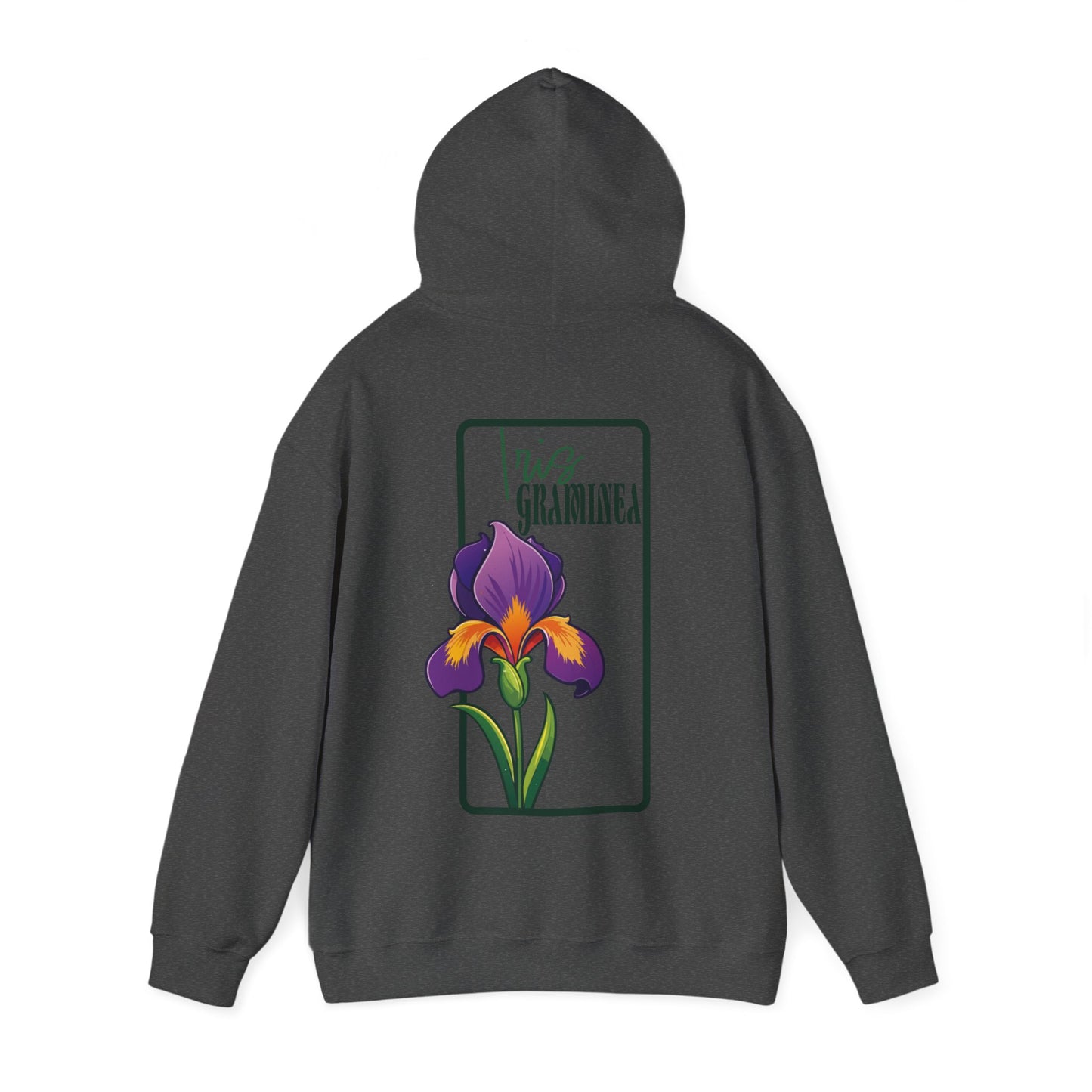 Floral Graphic Unisex Hoodie - 'Not Guaranteed' Iris Design