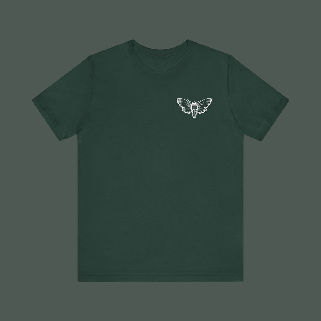 Artistic Moth Graphic Tee, Casual Unisex T-Shirt for Nature Lovers, Unique Gift for Birthdays, Festivals, and Everyday Wear