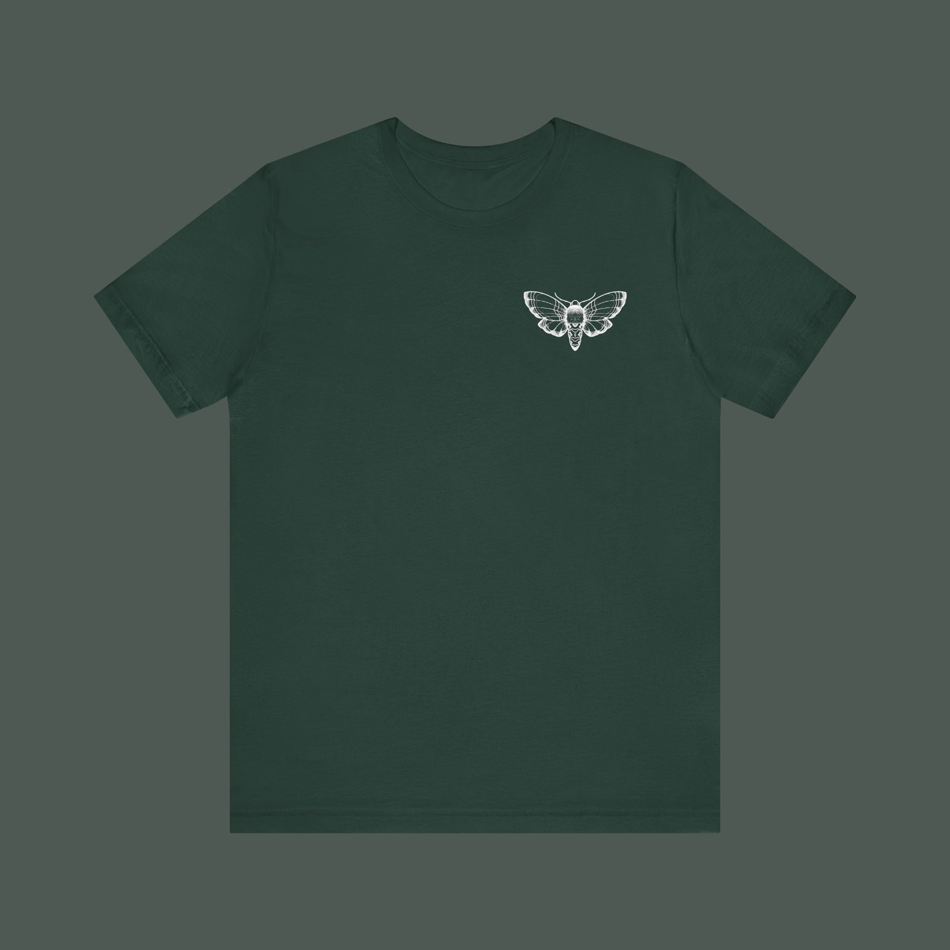 Artistic Moth Graphic Tee, Casual Unisex T-Shirt for Nature Lovers, Unique Gift for Birthdays, Festivals, and Everyday Wear