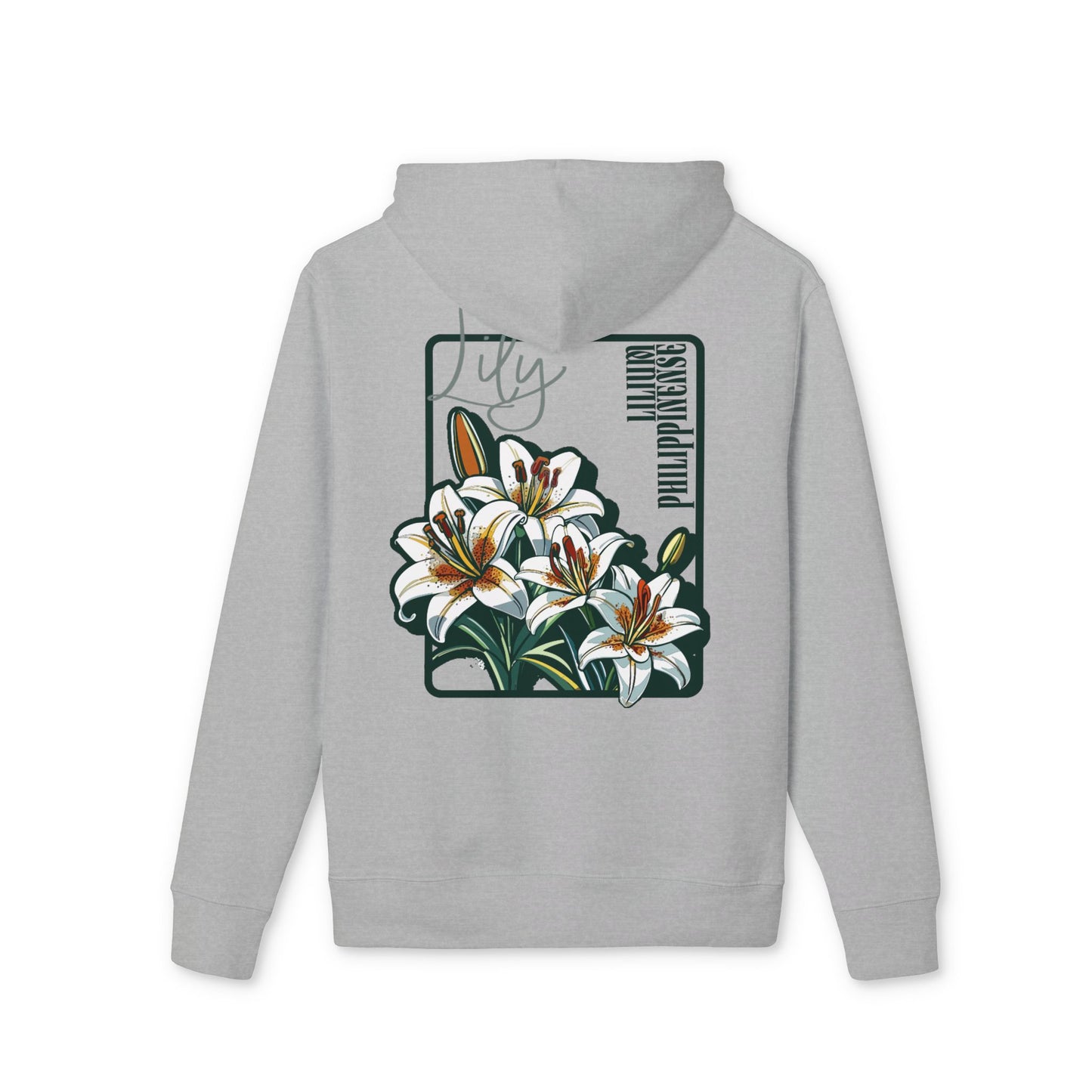 Floral Unisex Hoodie - Striking Lily Design for Nature Lovers "Lily"