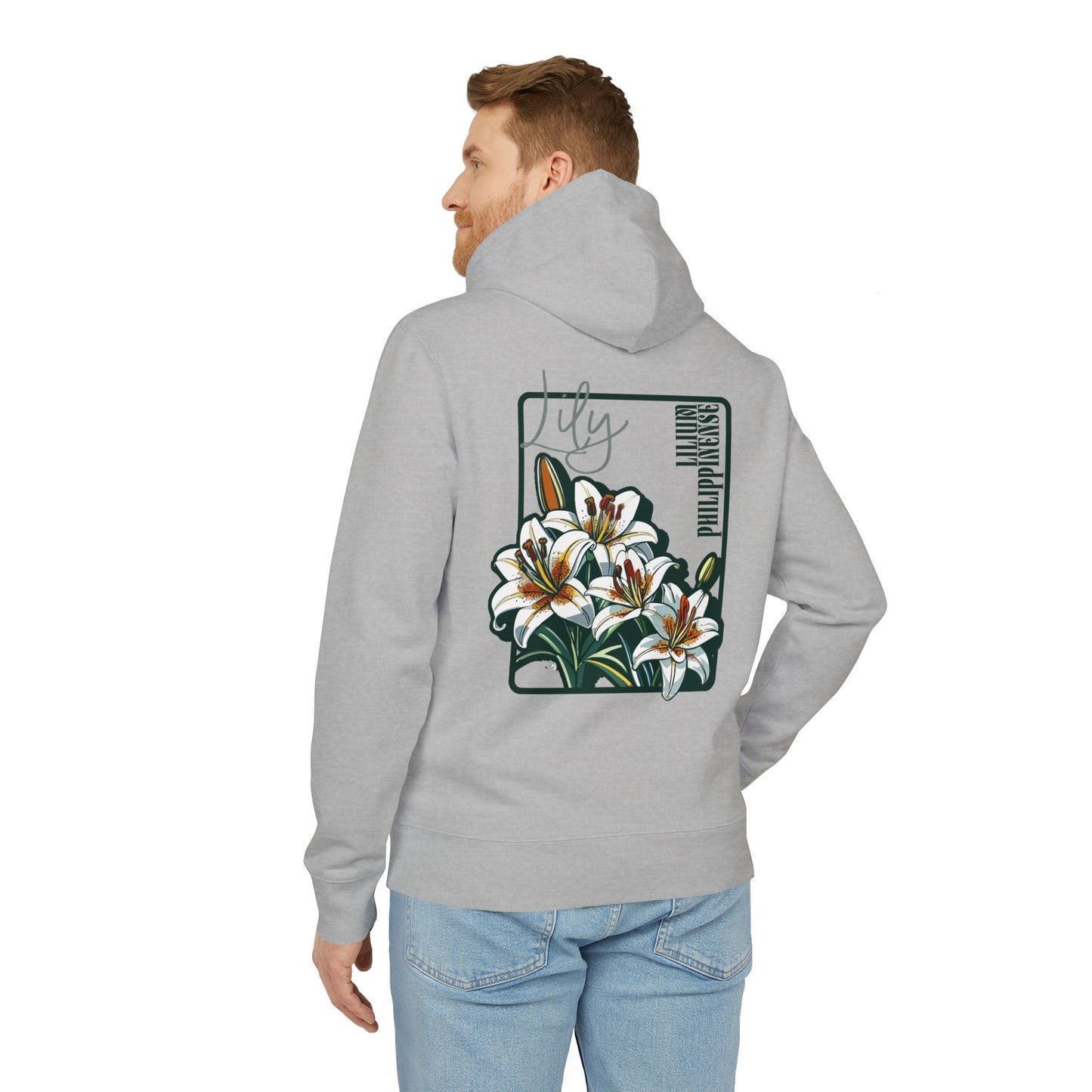 Floral Unisex Hoodie - Striking Lily Design for Nature Lovers "Lily"