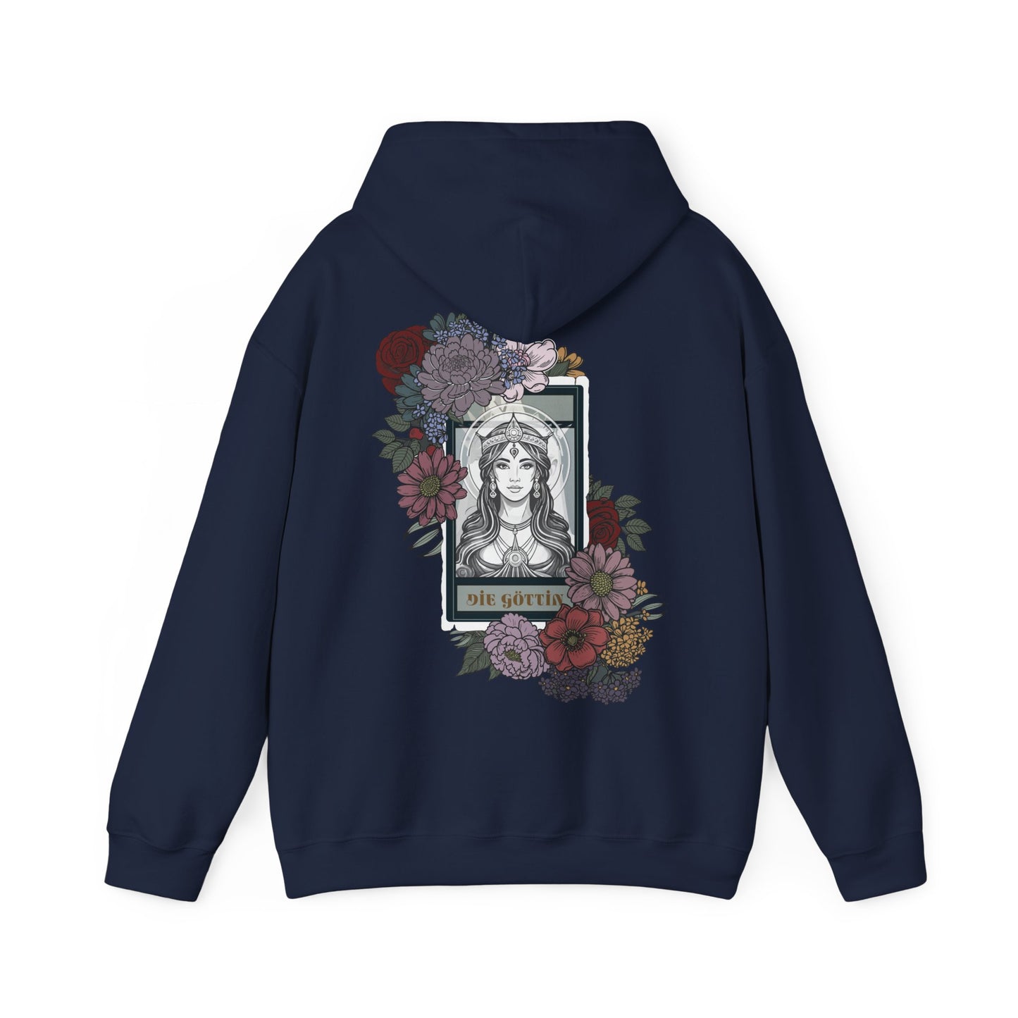 Floral Goddess Unisex Hoodie - Heavy Blend™ Sweatshirt for Cozy Comfort