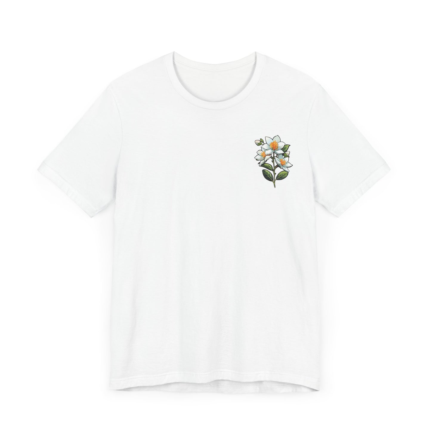 Floral Unisex Jersey Tee - 'La Spirituellement Officielle' Design