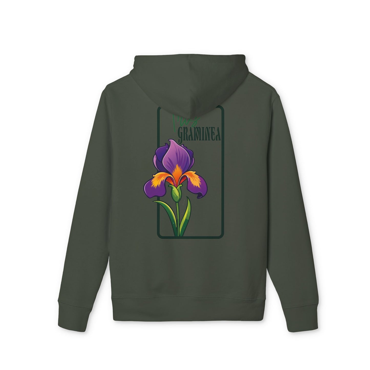 Floral Graphic Unisex Hoodie - Perfect for Spring Celebrations "Iris"