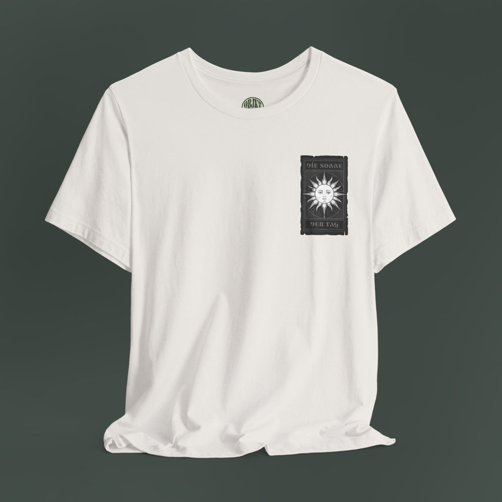 Radiant Sun Graphic Tee, Unisex T-Shirt, Boho Style Apparel, Gift for Sun Lovers, Classic Casual Wear, Everyday Comfort Shirt