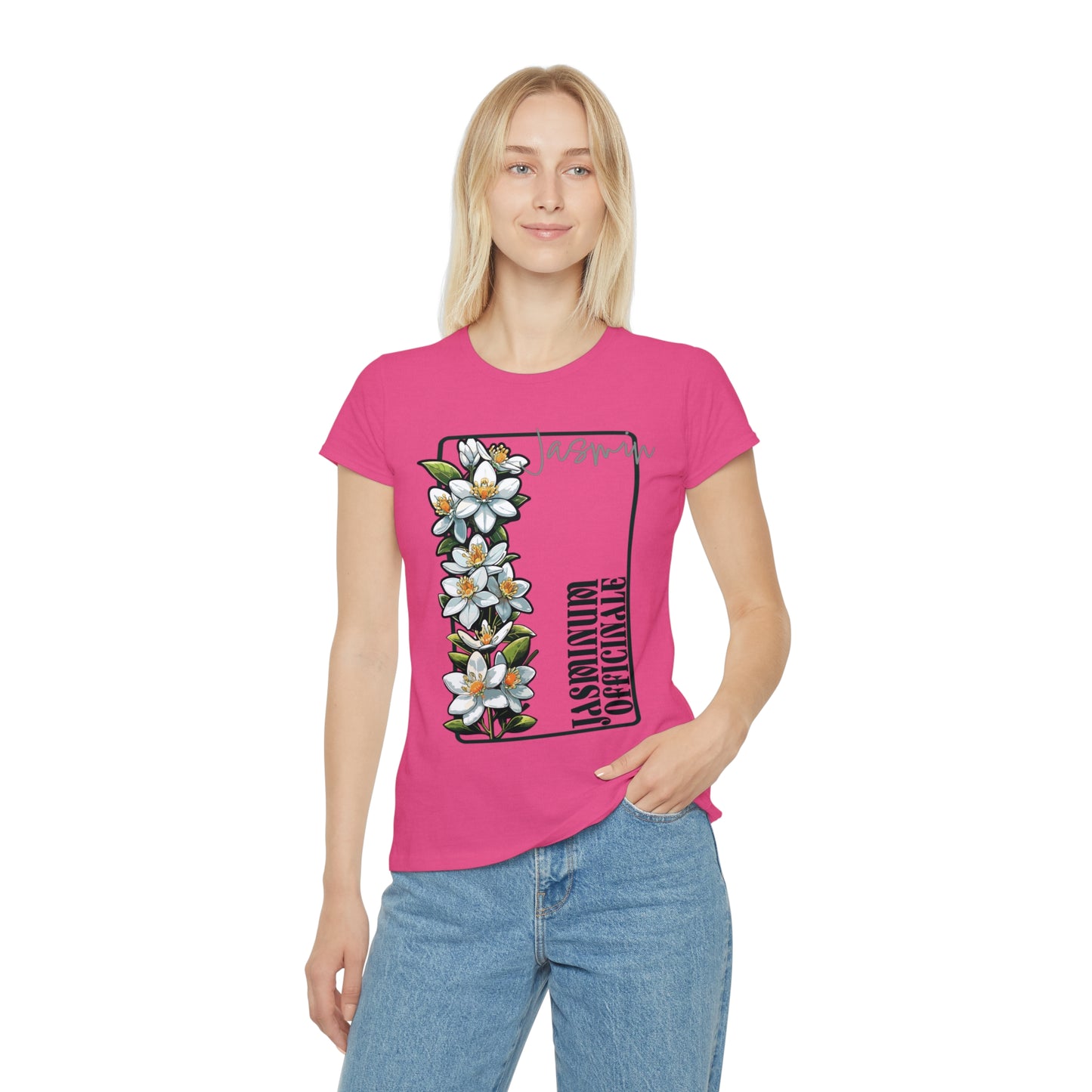 Floral Women's Iconic T-Shirt - Elegant Floral Design for Everyday Wear
