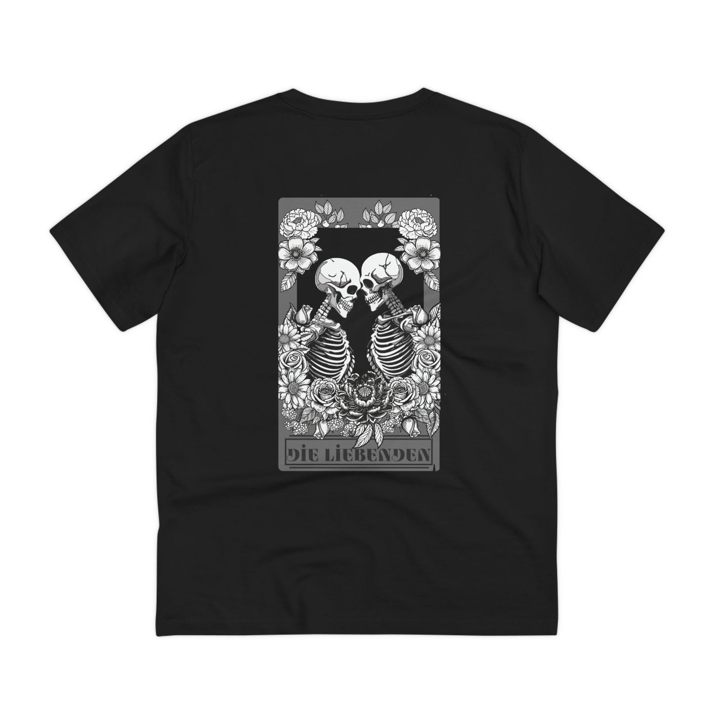 Organic Creator T-Shirt - Unisex with Skeleton Design, Perfect for Art Lovers & Halloween