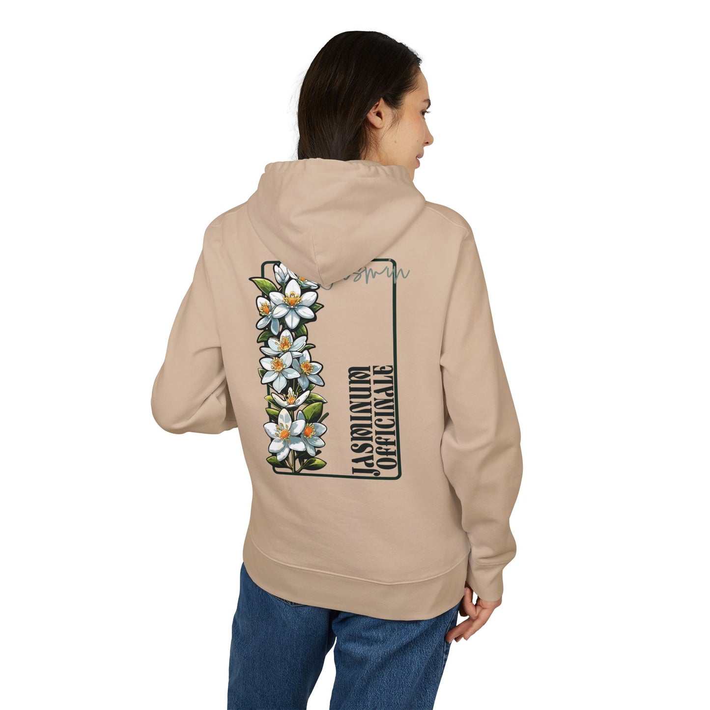 Floral Embroidered Unisex Hoodie - Stylish Comfort for Every Occasion "Jasmin"