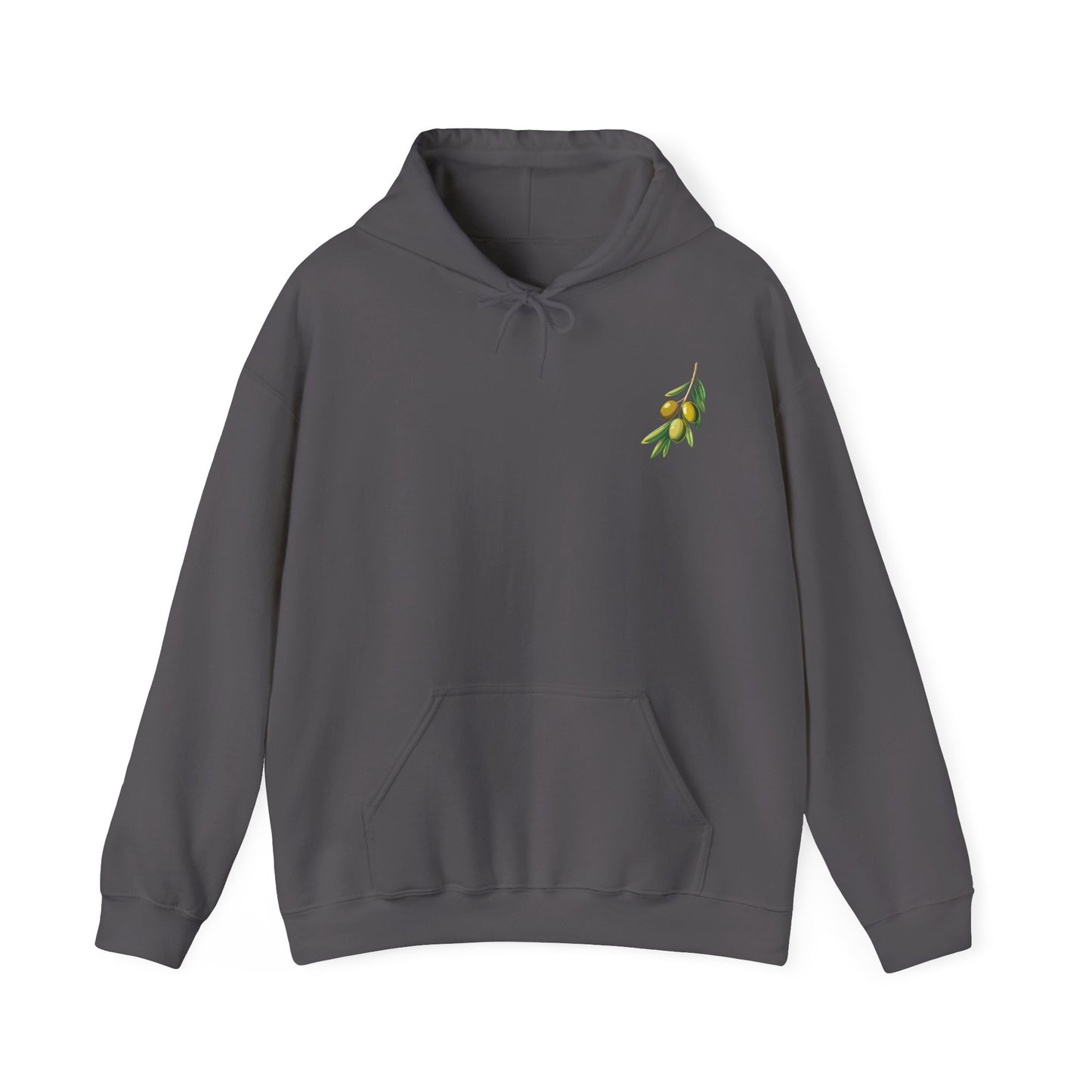 Olive Branch Graphic Hoodie - Unisex Heavy Blend™ Sweatshirt