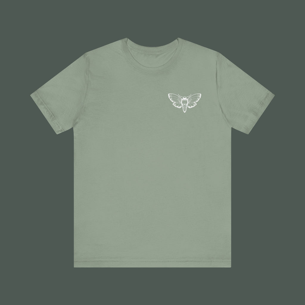 Artistic Moth Graphic Tee, Casual Unisex T-Shirt for Nature Lovers, Unique Gift for Birthdays, Festivals, and Everyday Wear