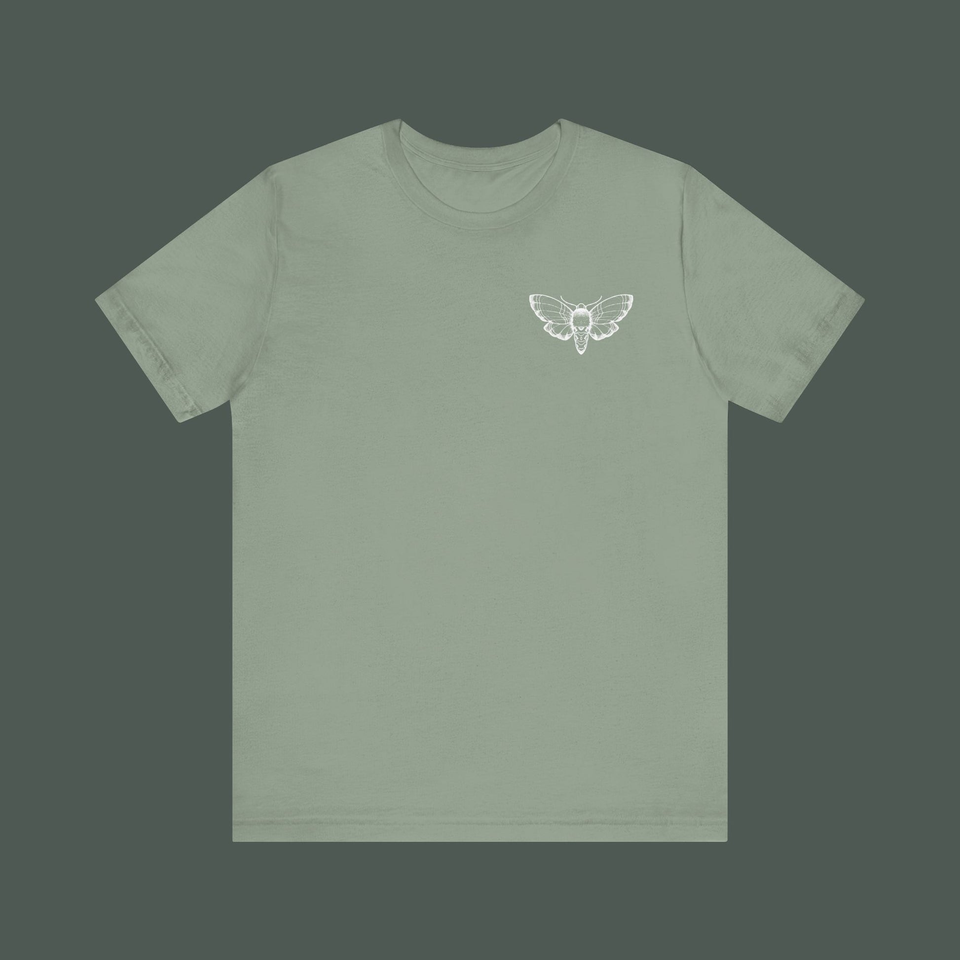 Artistic Moth Graphic Tee, Casual Unisex T-Shirt for Nature Lovers, Unique Gift for Birthdays, Festivals, and Everyday Wear