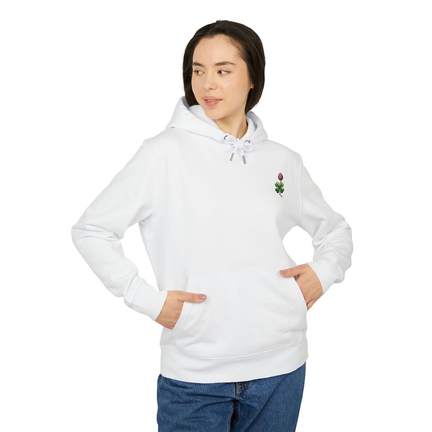 Floral Clover Design Hoodie for Nature Lovers "Clover"