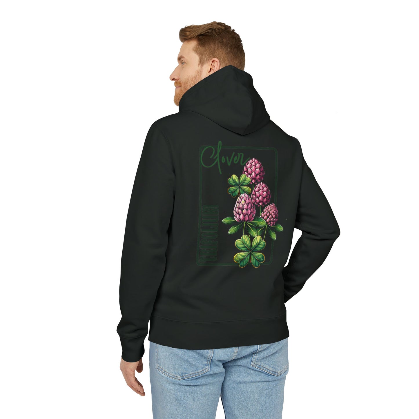 Floral Clover Design Hoodie for Nature Lovers "Clover"
