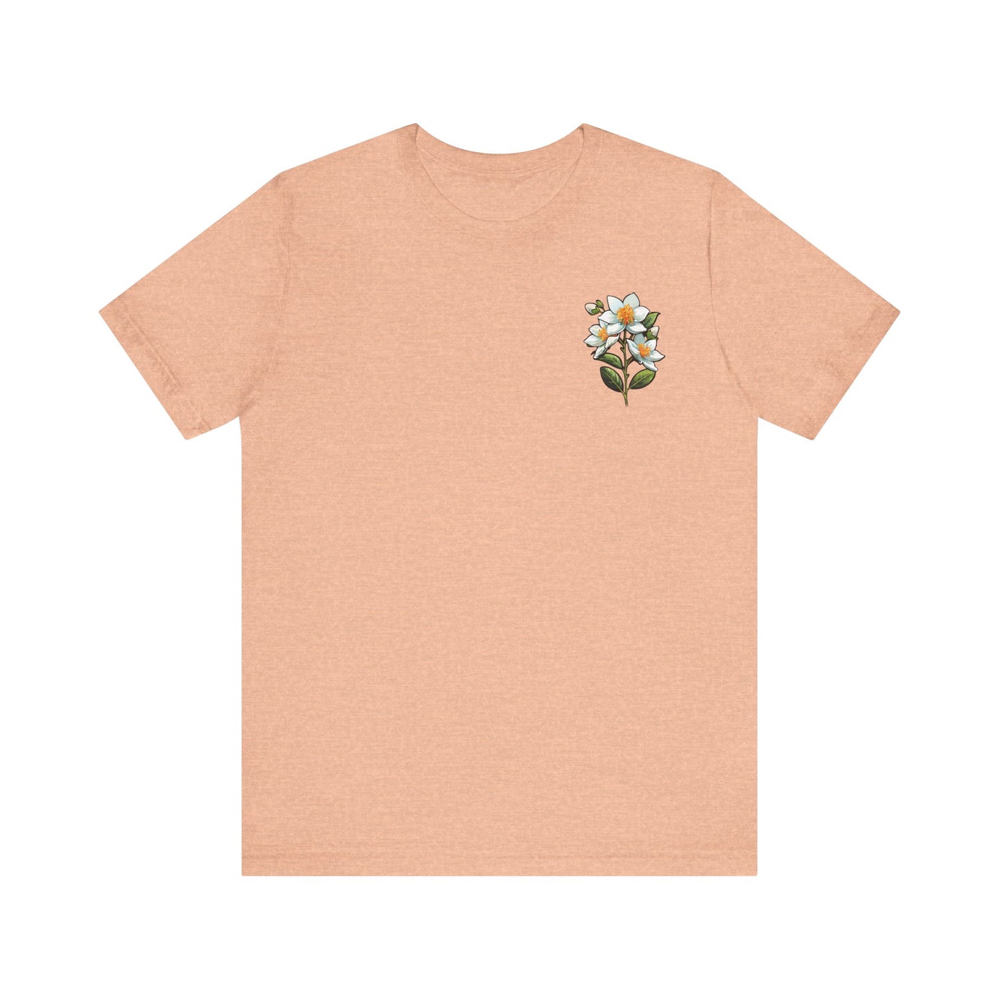 Floral Unisex Jersey Tee - 'La Spirituellement Officielle' Design
