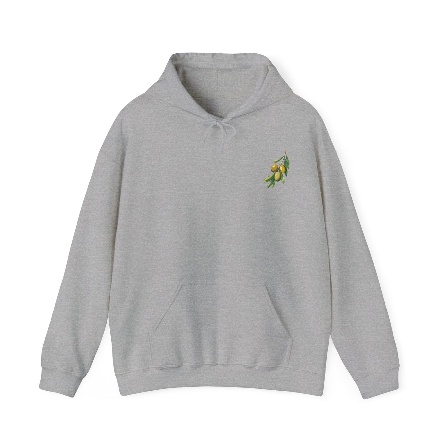 Olive Branch Graphic Hoodie - Unisex Heavy Blend™ Sweatshirt