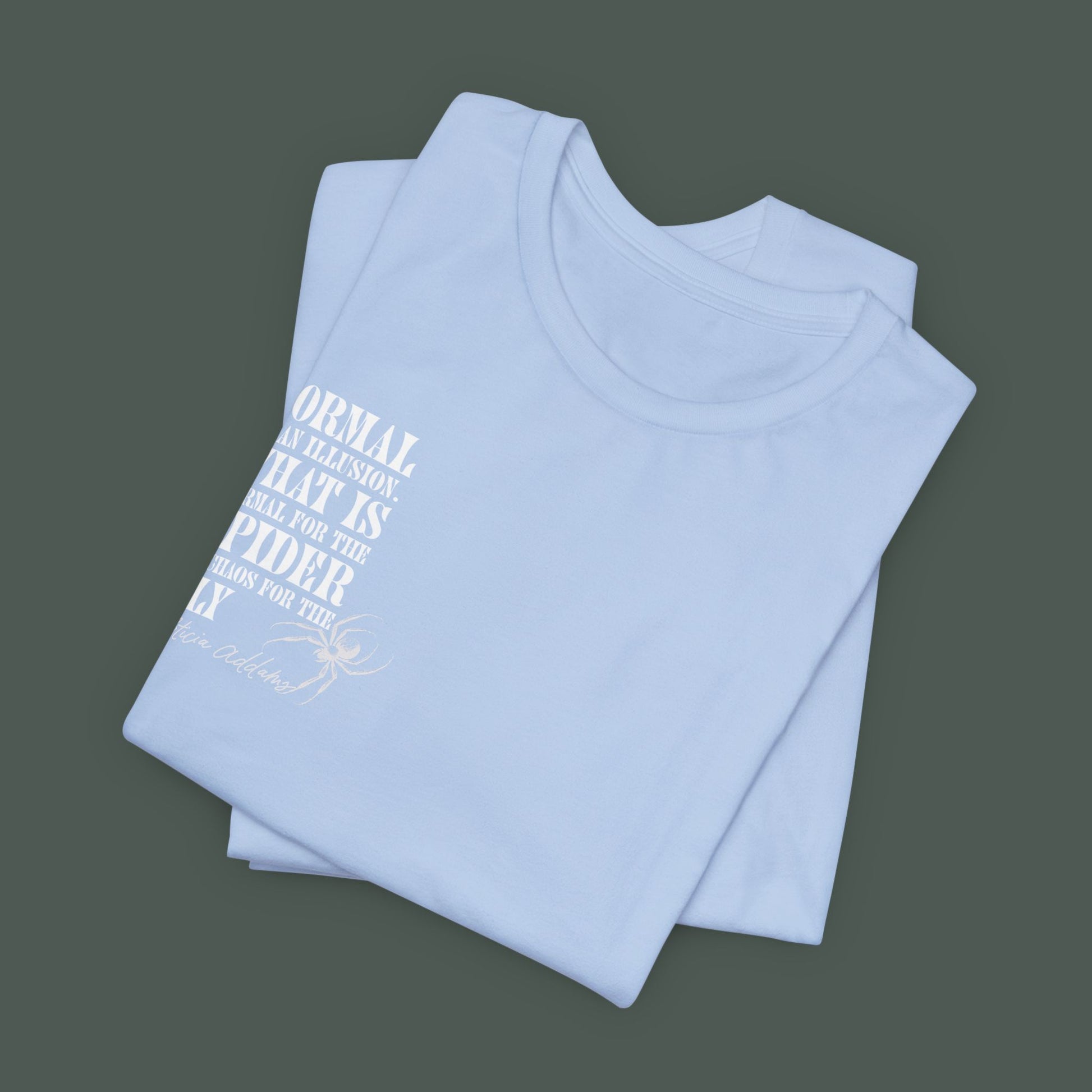 Spider Graphic Tee, Unique Unisex Shirt, Quirky Gift for Nature Lovers, Birthday and Halloween Apparel, Cool Casual Wear