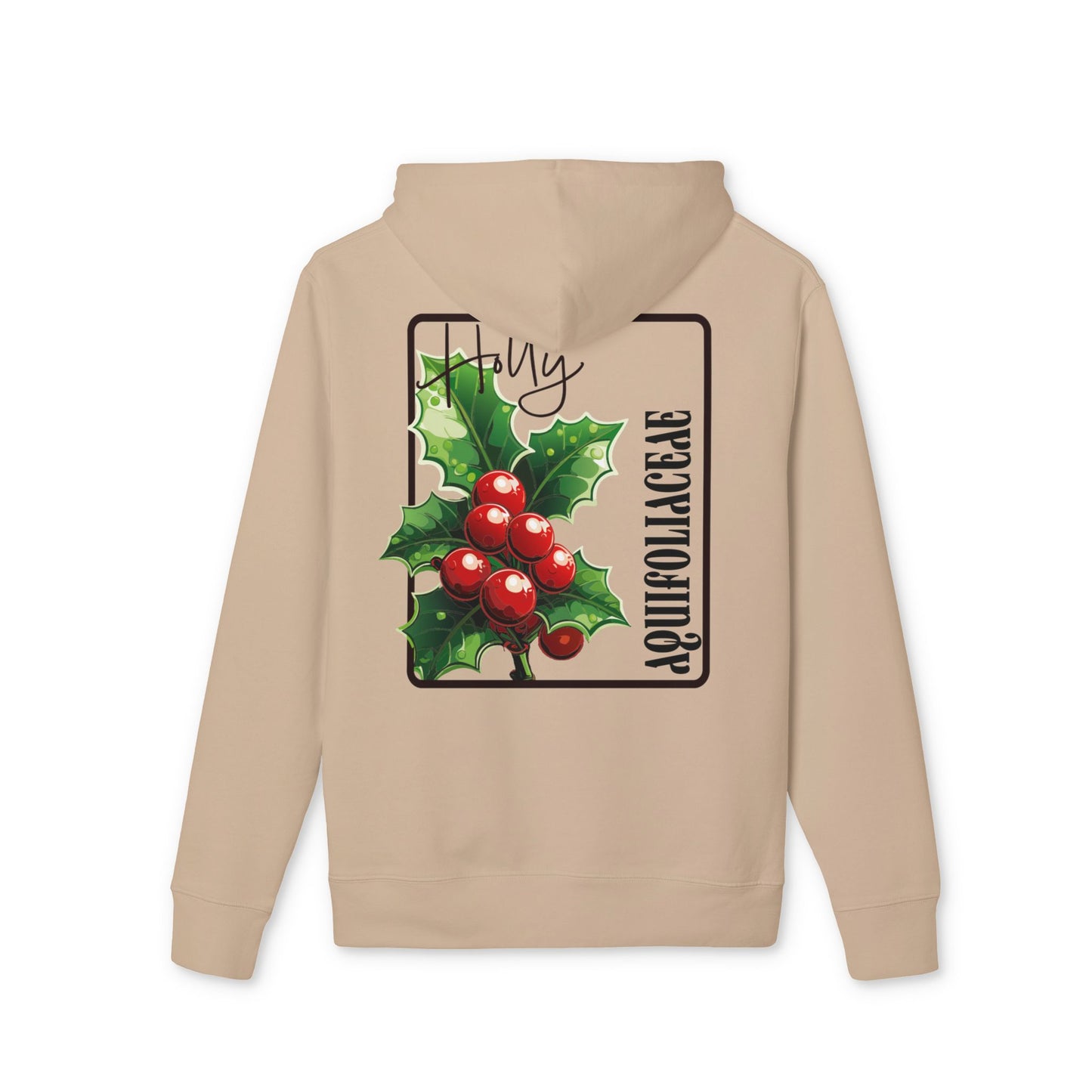 Holiday Holly Hooded Sweatshirt - Unisex Christmas Apparel