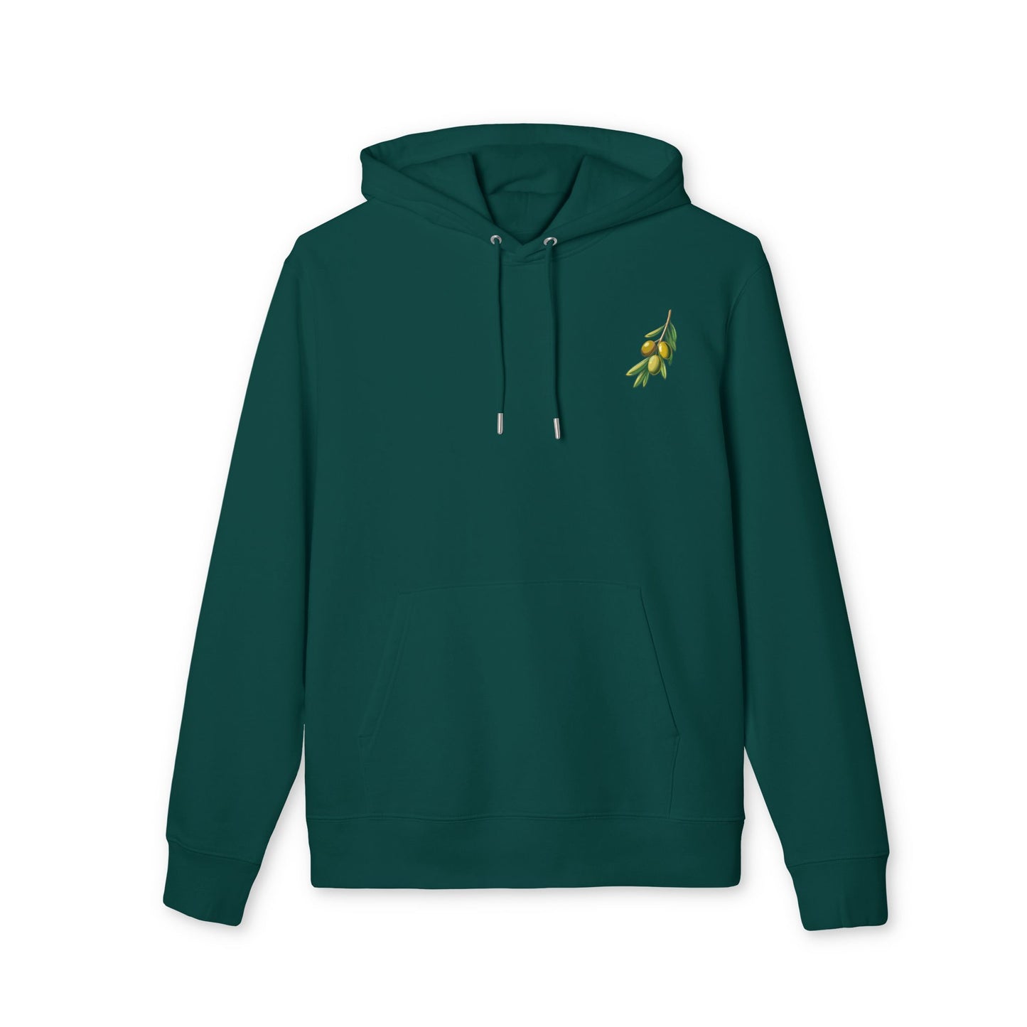 Olive Branch Unisex Hoodie - Cozy Nature-Inspired Apparel