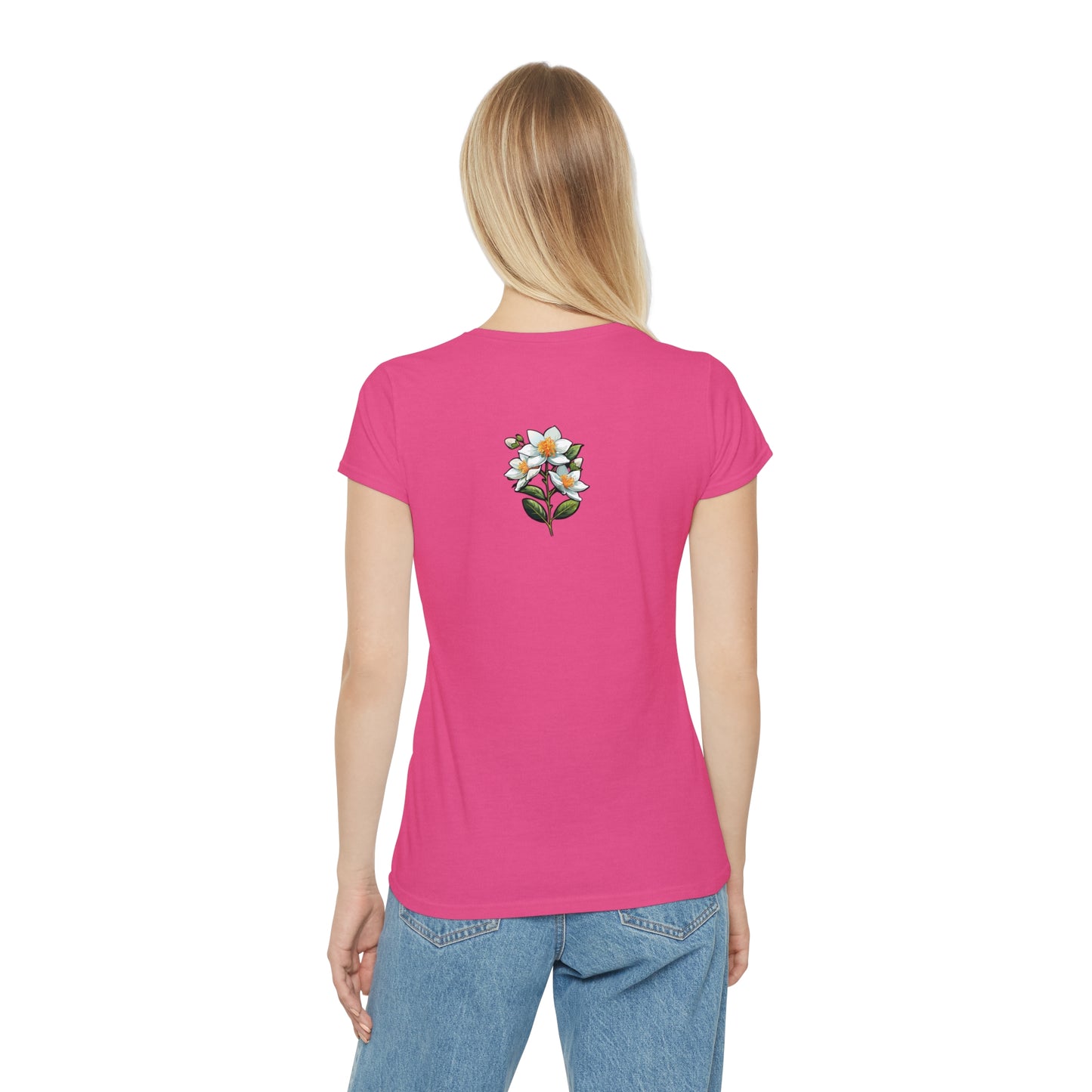 Floral Women's Iconic T-Shirt - Elegant Floral Design for Everyday Wear