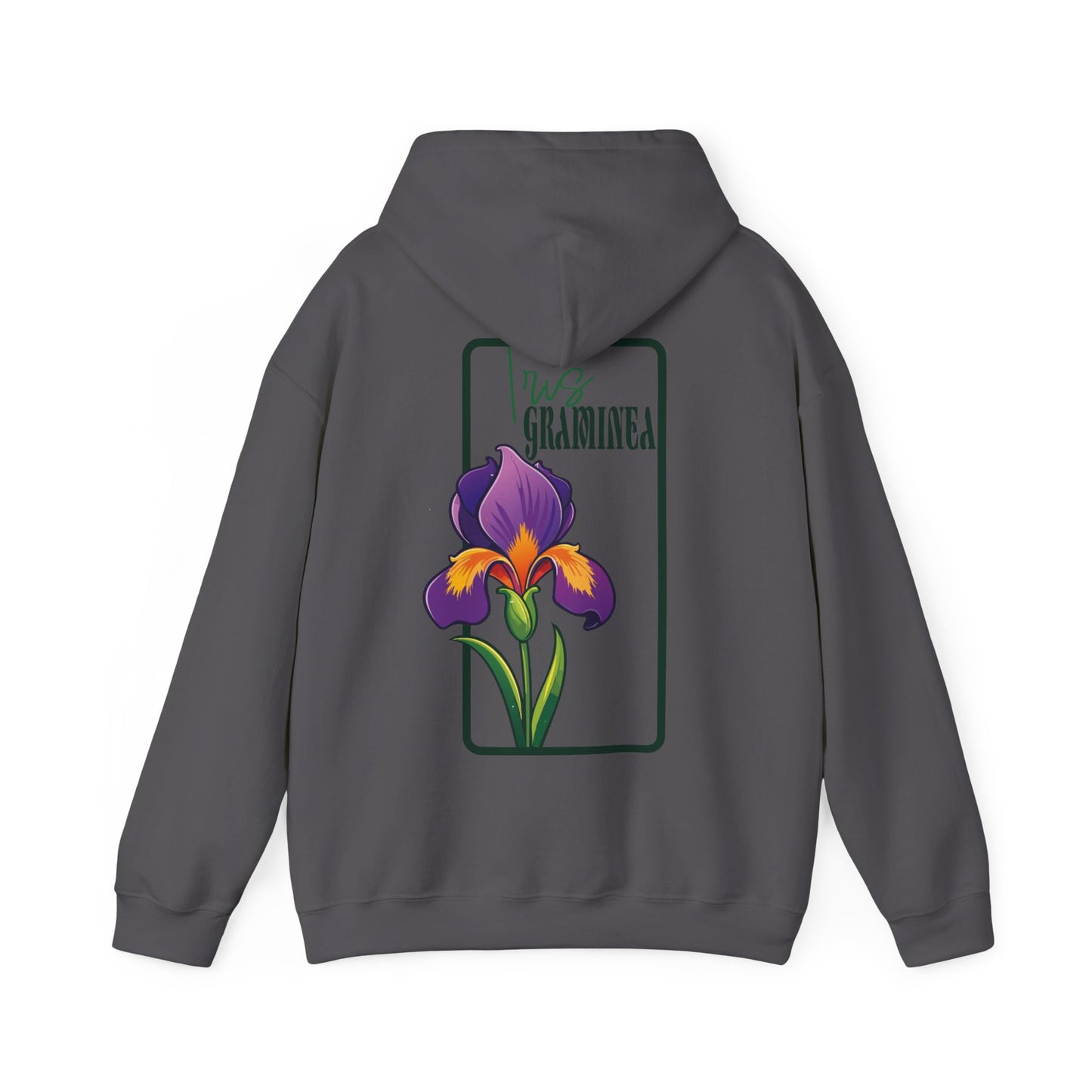 Floral Graphic Unisex Hoodie - 'Not Guaranteed' Iris Design