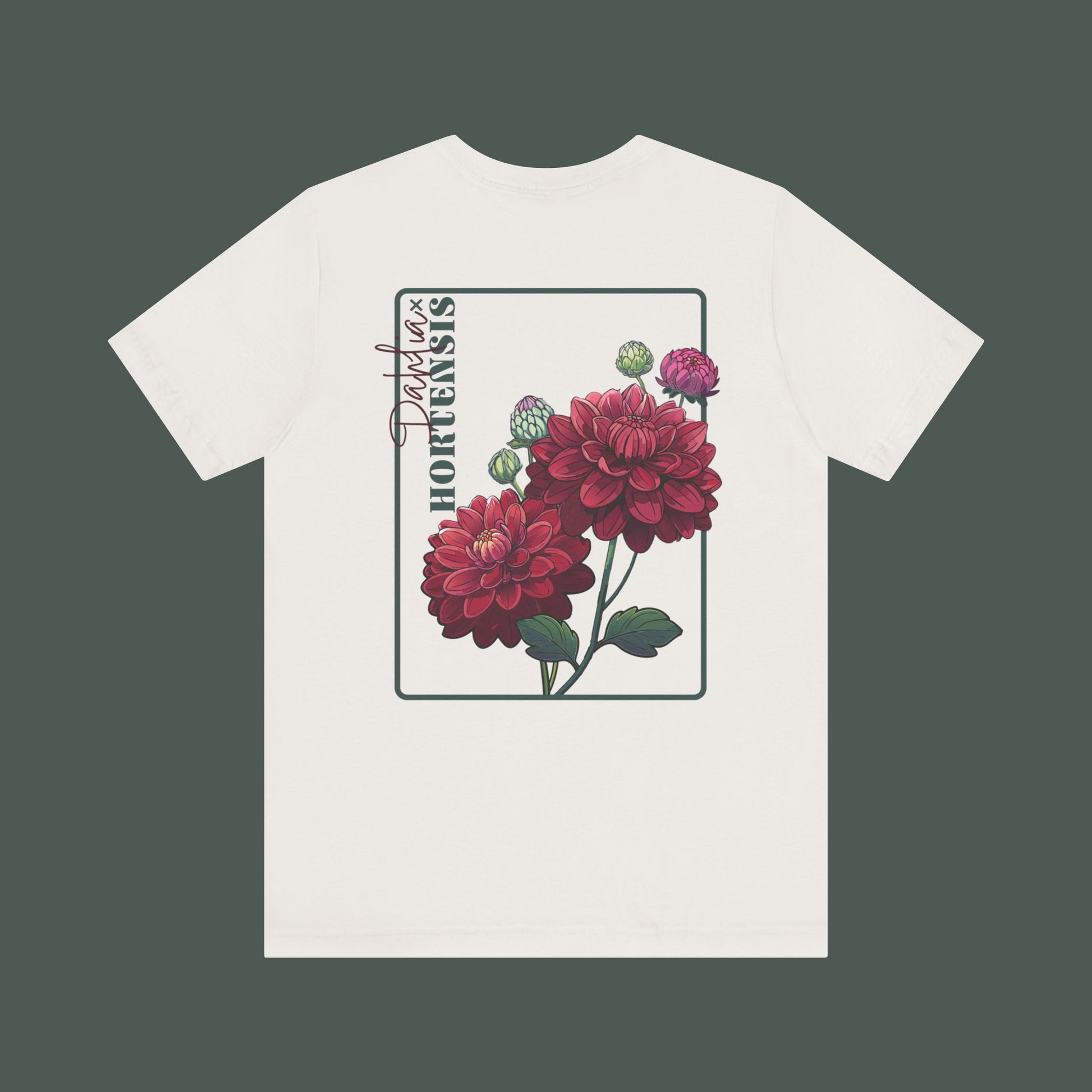 Floral Design T-Shirt for Nature Lovers, Botanical Tee, Gift for Gardeners, Spring Fashion, Cute Graphic Tee, Birthday Gift