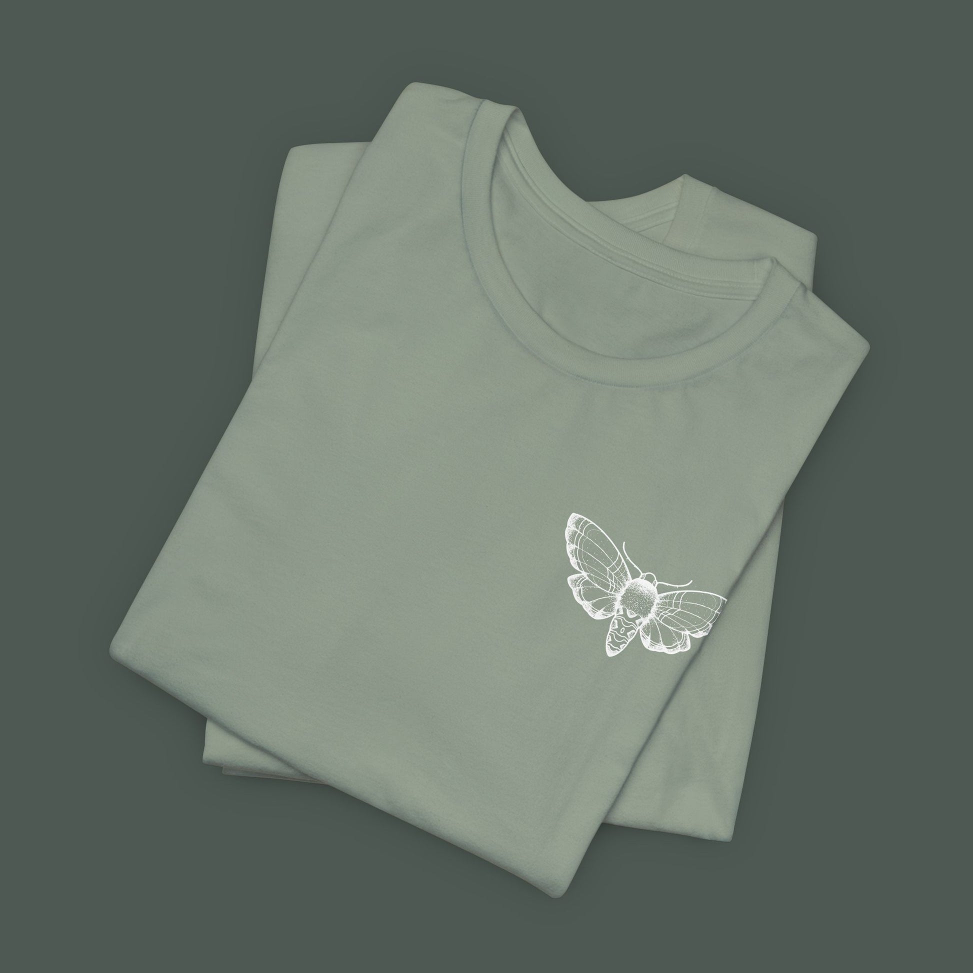 Artistic Moth Graphic Tee, Casual Unisex T-Shirt for Nature Lovers, Unique Gift for Birthdays, Festivals, and Everyday Wear