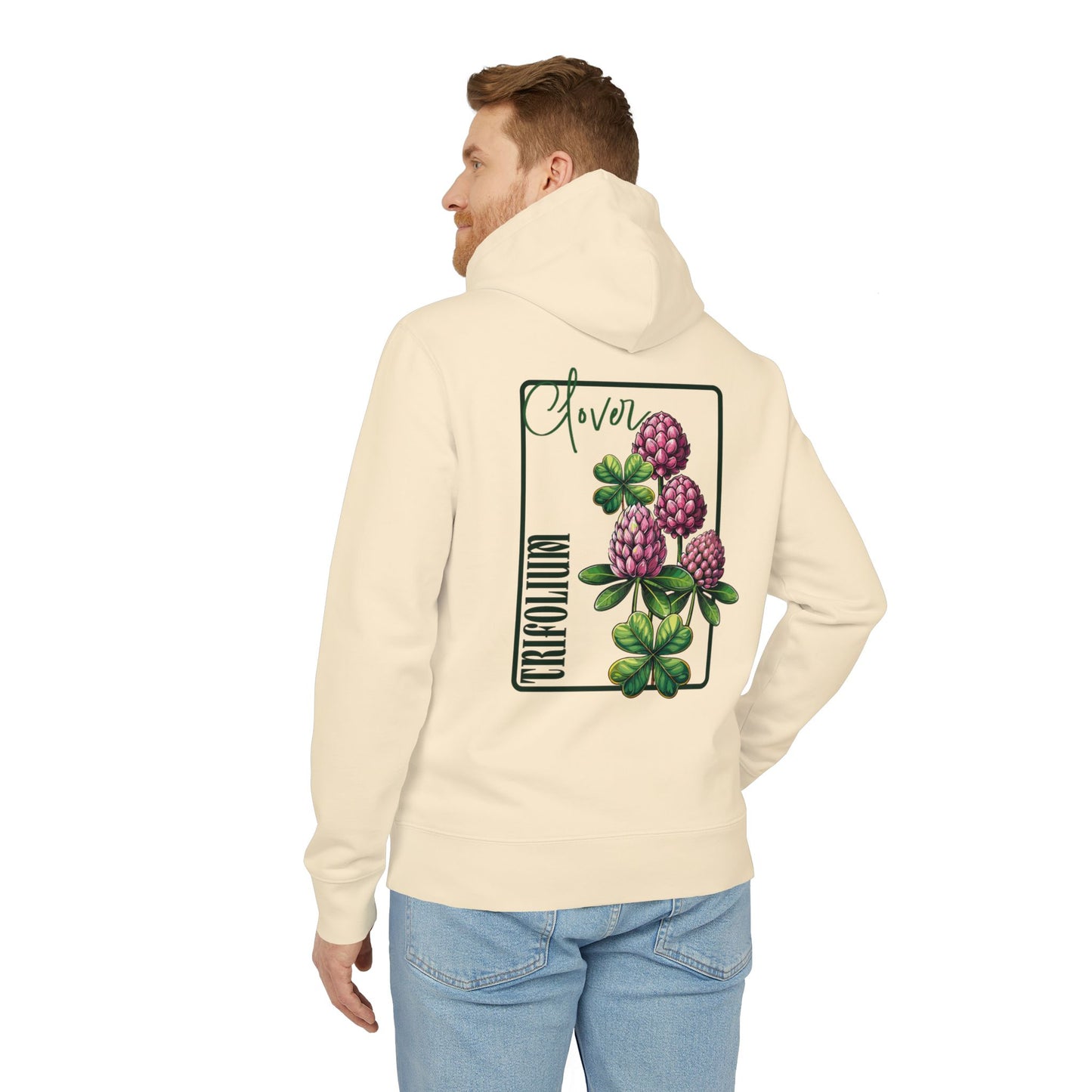 Floral Clover Design Hoodie for Nature Lovers "Clover"