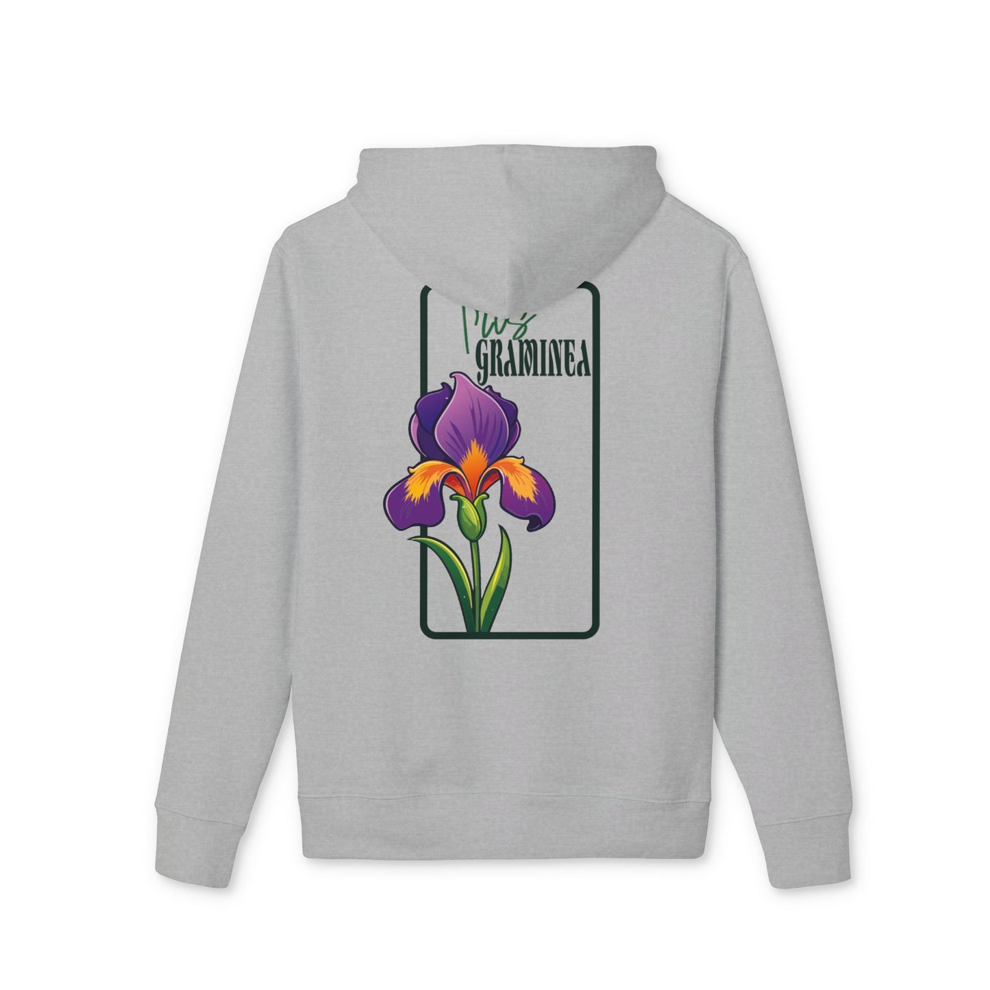Floral Graphic Unisex Hoodie - Perfect for Spring Celebrations "Iris"