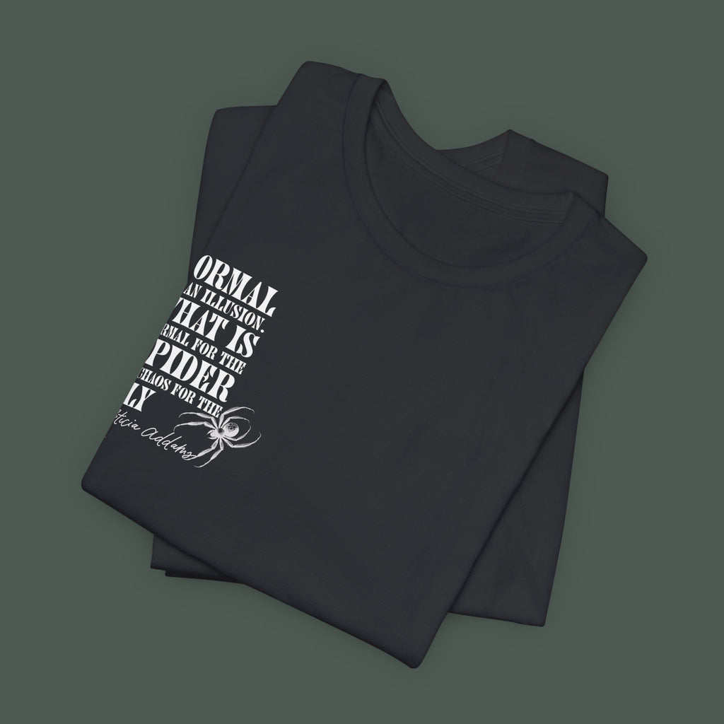 Spider Graphic Tee, Unique Unisex Shirt, Quirky Gift for Nature Lovers, Birthday and Halloween Apparel, Cool Casual Wear