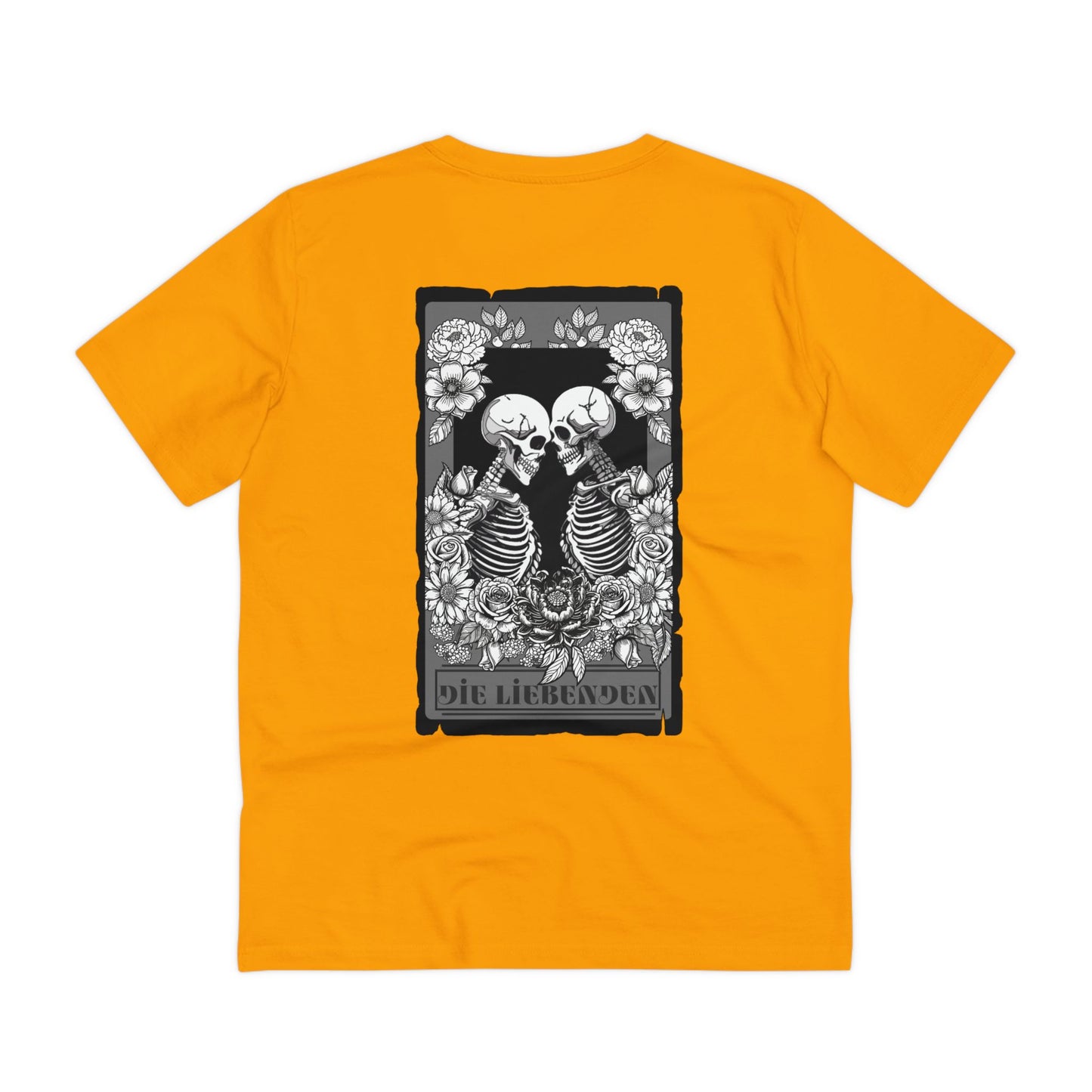 Organic Creator T-Shirt - Unisex with Skeleton Design, Perfect for Art Lovers & Halloween