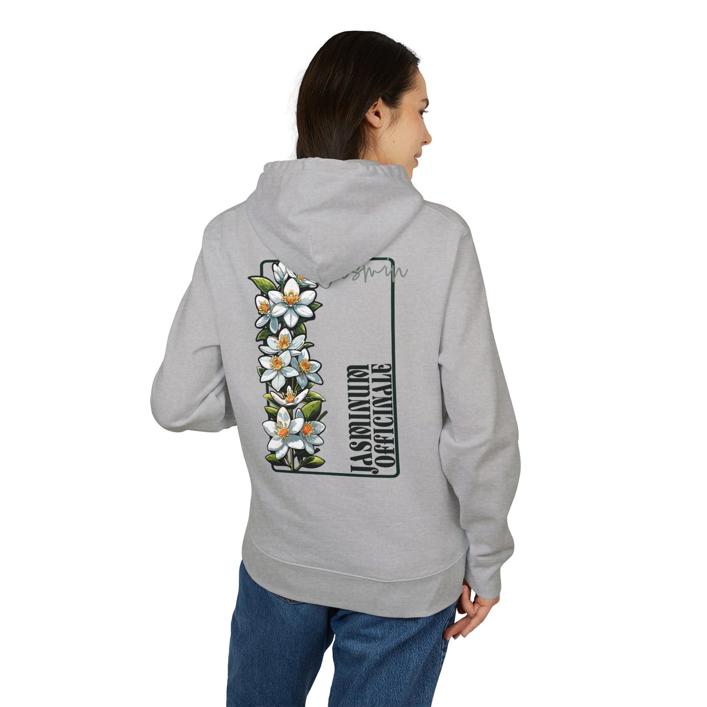 Floral Embroidered Unisex Hoodie - Stylish Comfort for Every Occasion "Jasmin"