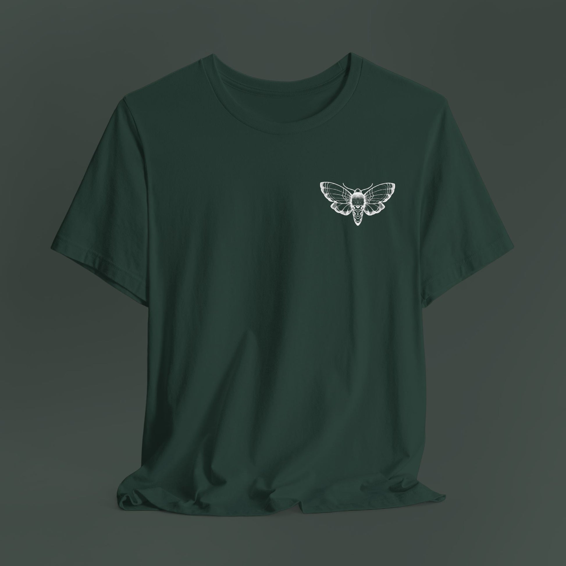 Artistic Moth Graphic Tee, Casual Unisex T-Shirt for Nature Lovers, Unique Gift for Birthdays, Festivals, and Everyday Wear