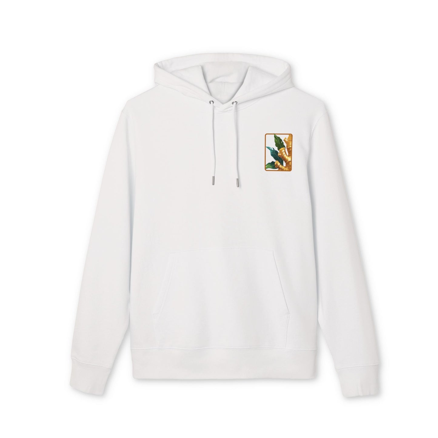Ginger-Inspired Unisex Cruiser Hoodie - Botanical Art Design "Ginger"